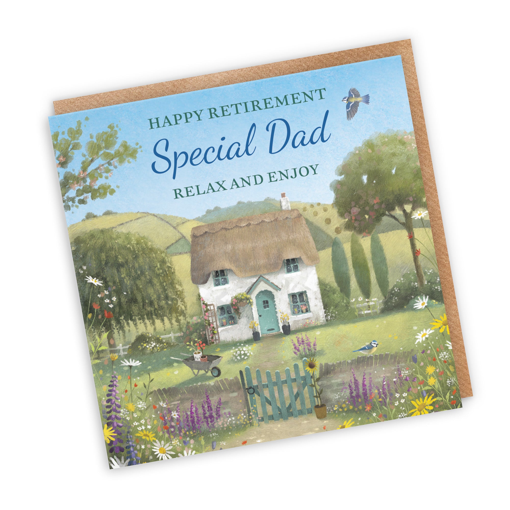 Dad Retirement Card Thatched Cottage Milo's Gallery - Default Title (RT06865)
