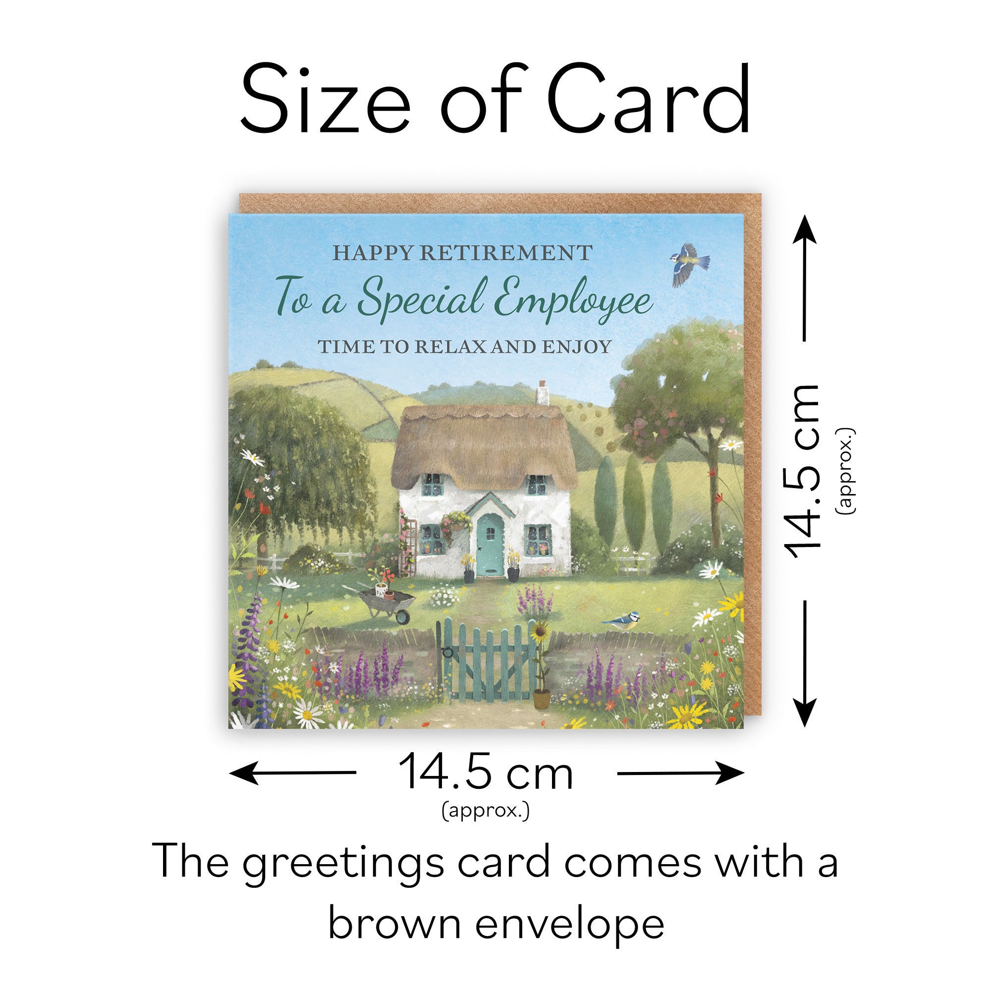 Employee Retirement Card Thatched Cottage Milo's Gallery - Default Title (RT06870)