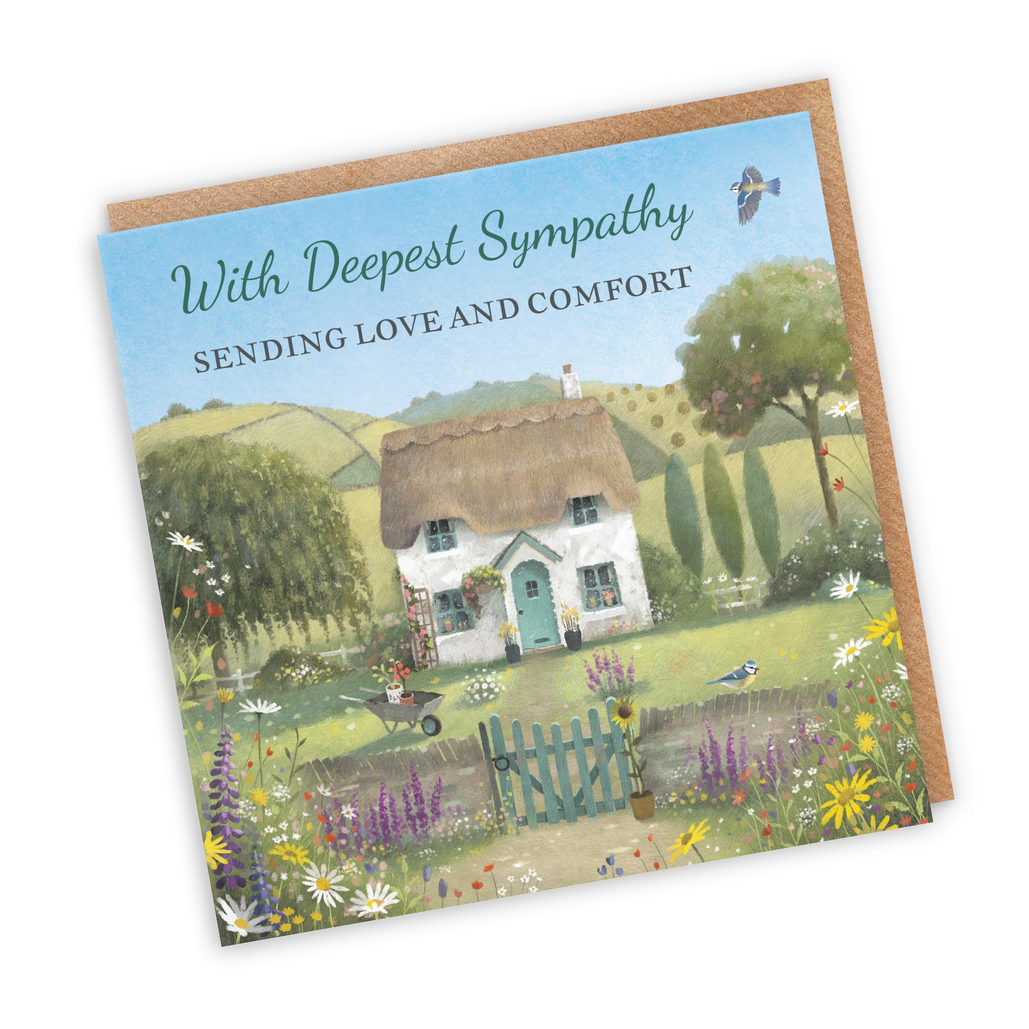 Sympathy Card Thatched Cottage Milo's Gallery - Default Title (RT06873)