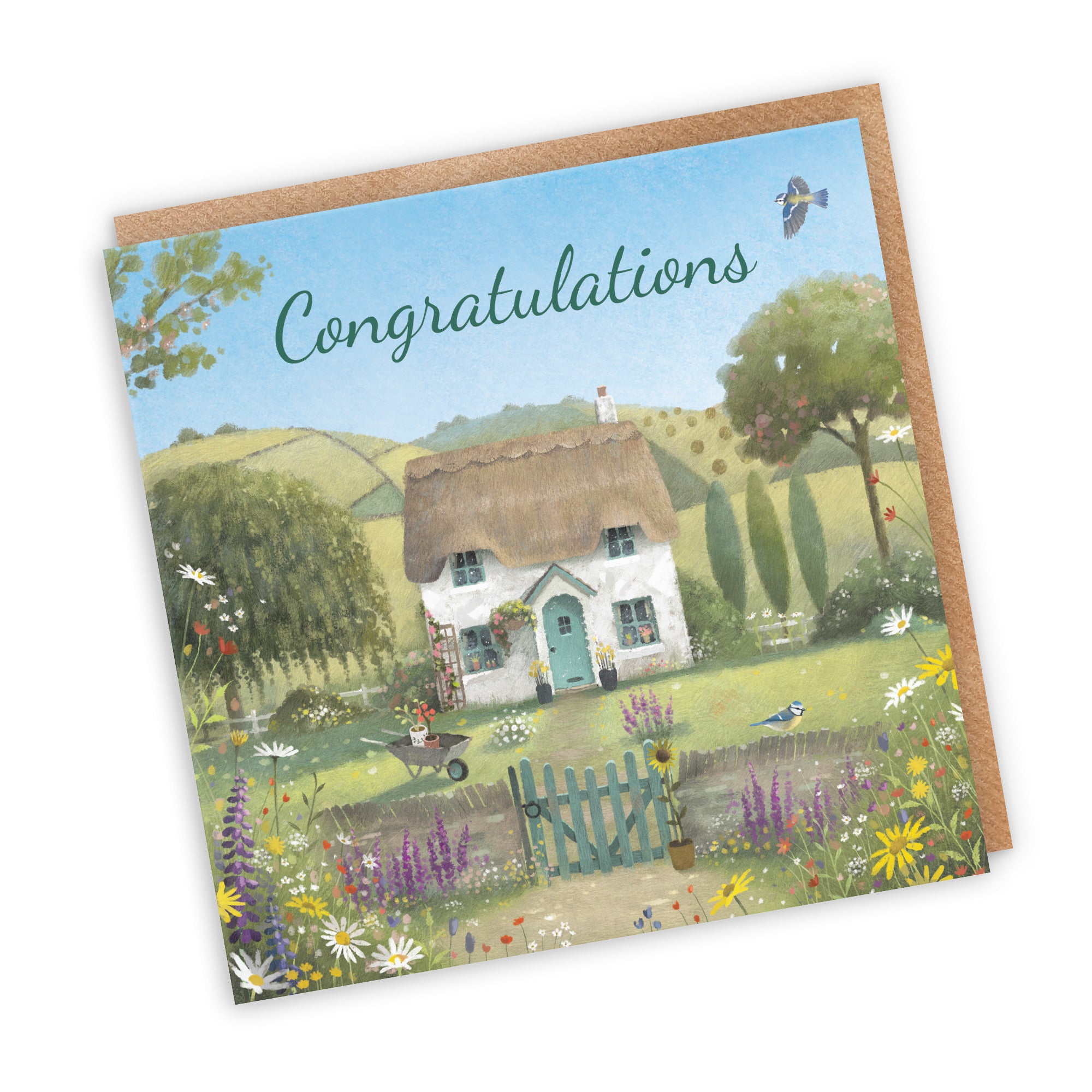 Congratulations Card Thatched Cottage Milo's Gallery - Default Title (RT06878)