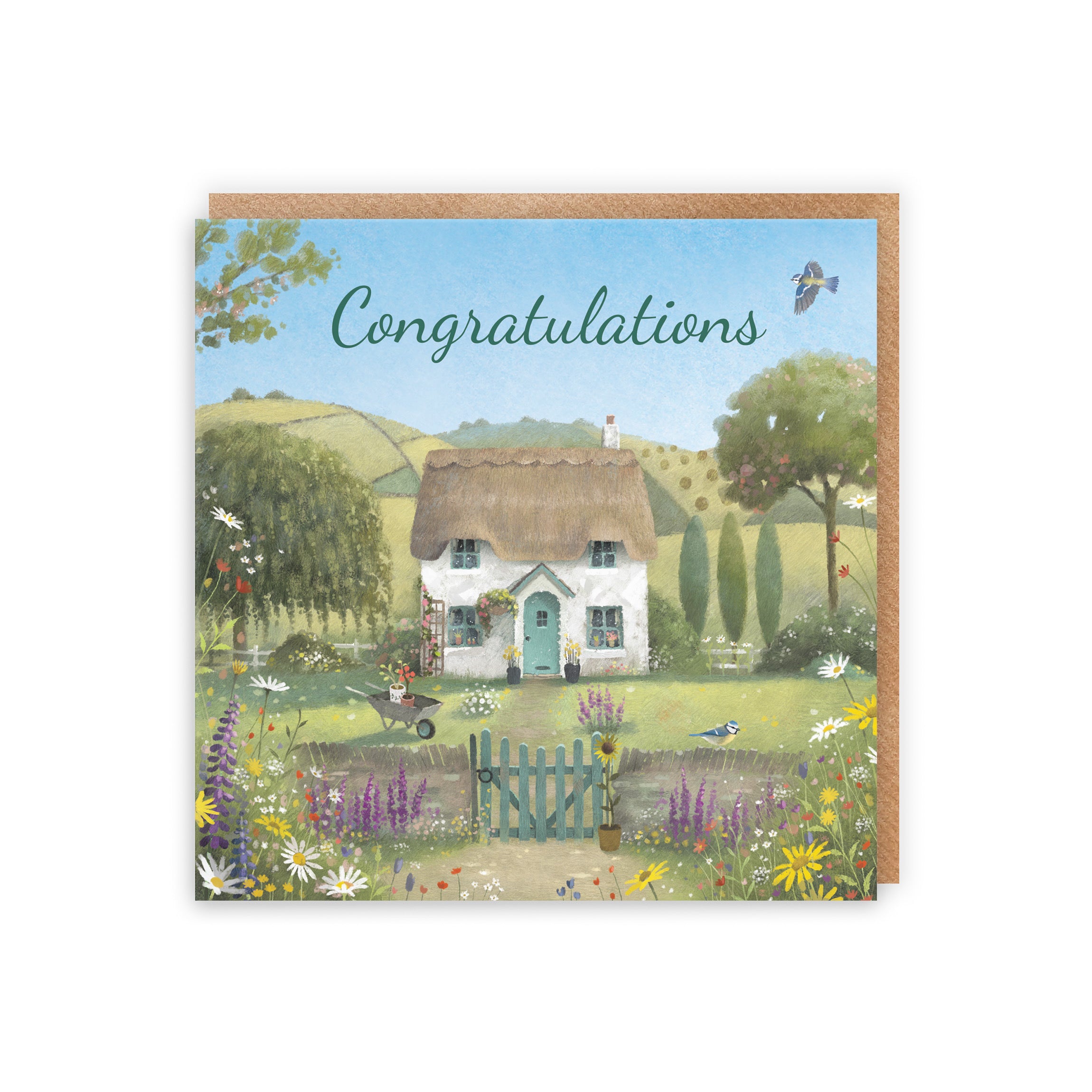 Congratulations Card Thatched Cottage Milo's Gallery - Default Title (RT06878)