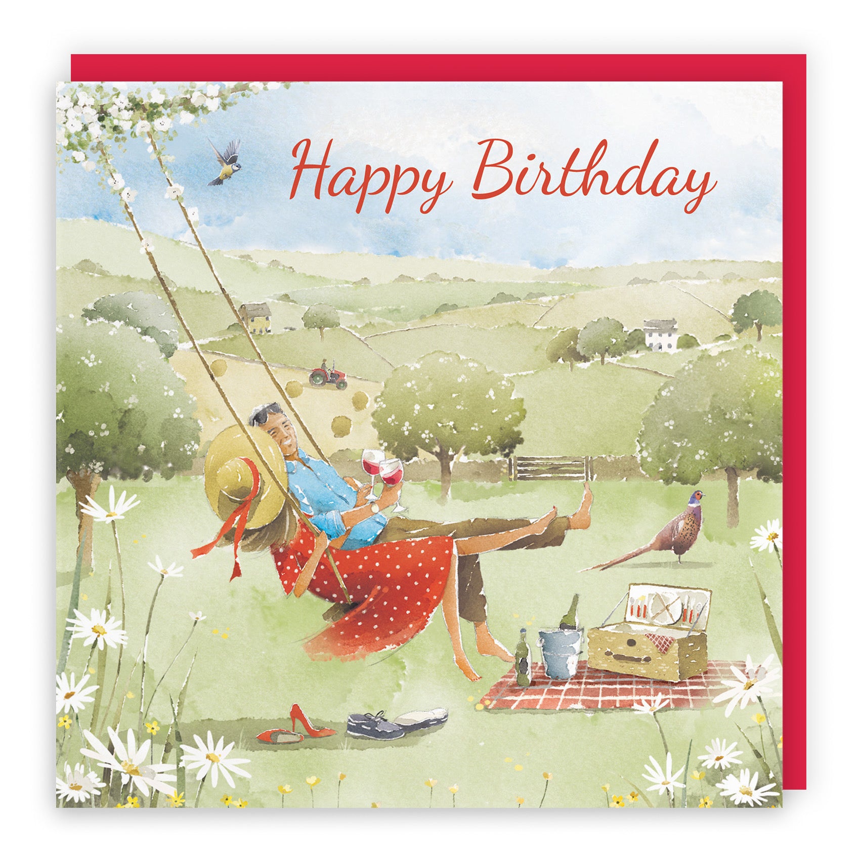 Birthday Card Meadow Picnic Milo's Gallery - Default Title (RT06879)