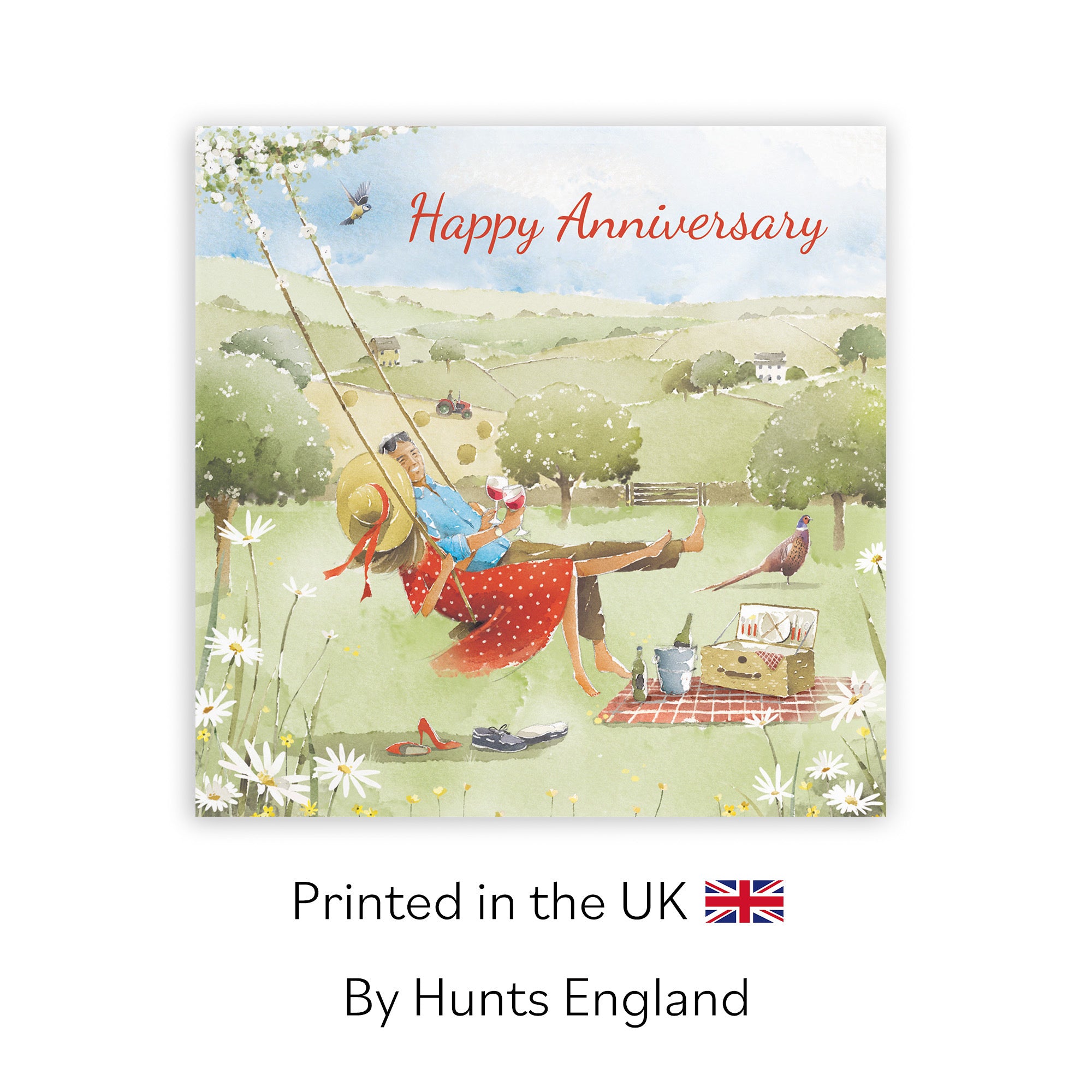 Anniversary Card Meadow Picnic Milo's Gallery - Default Title (RT06904)