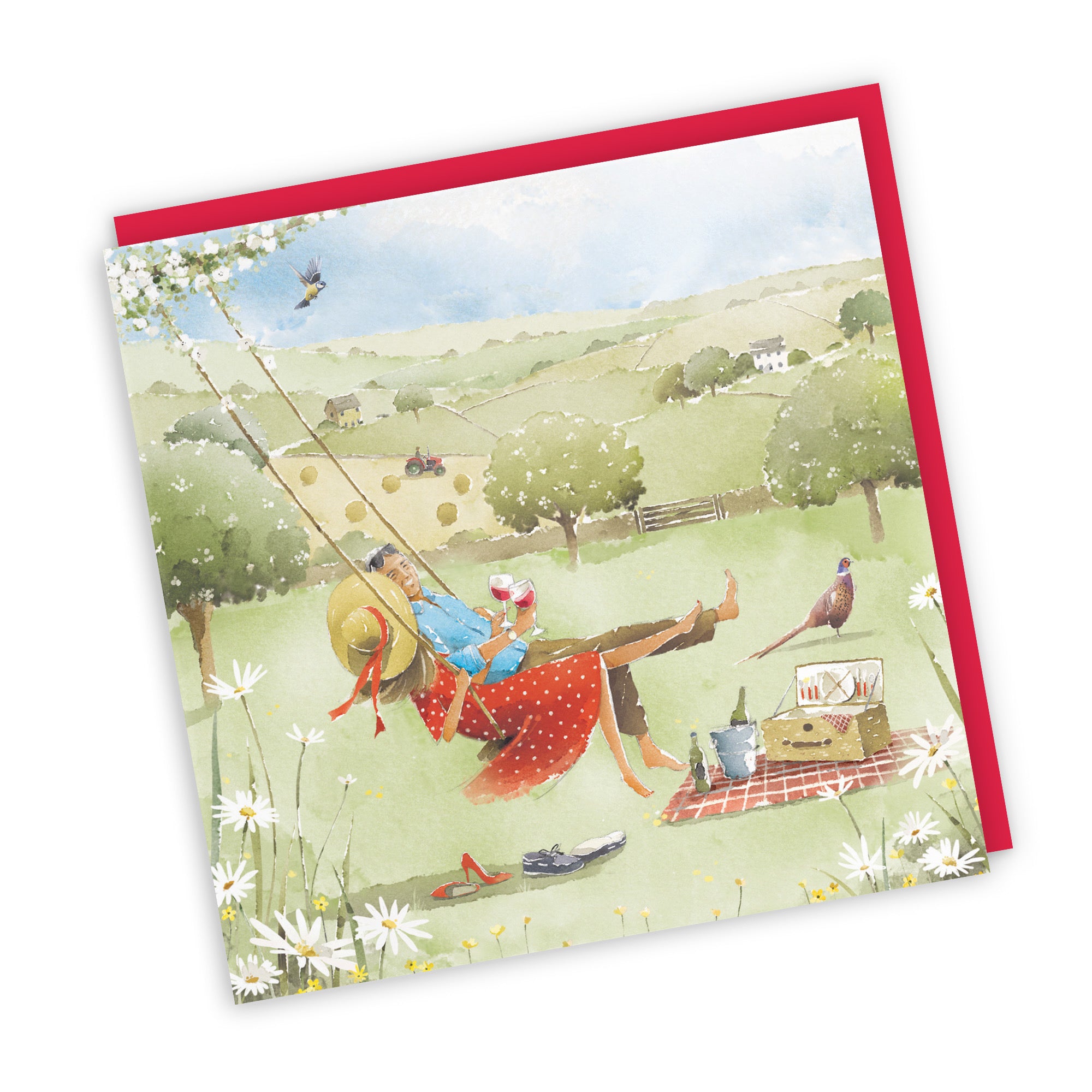 Any Occasion Card Meadow Picnic Milo's Gallery - Default Title (RT07245)