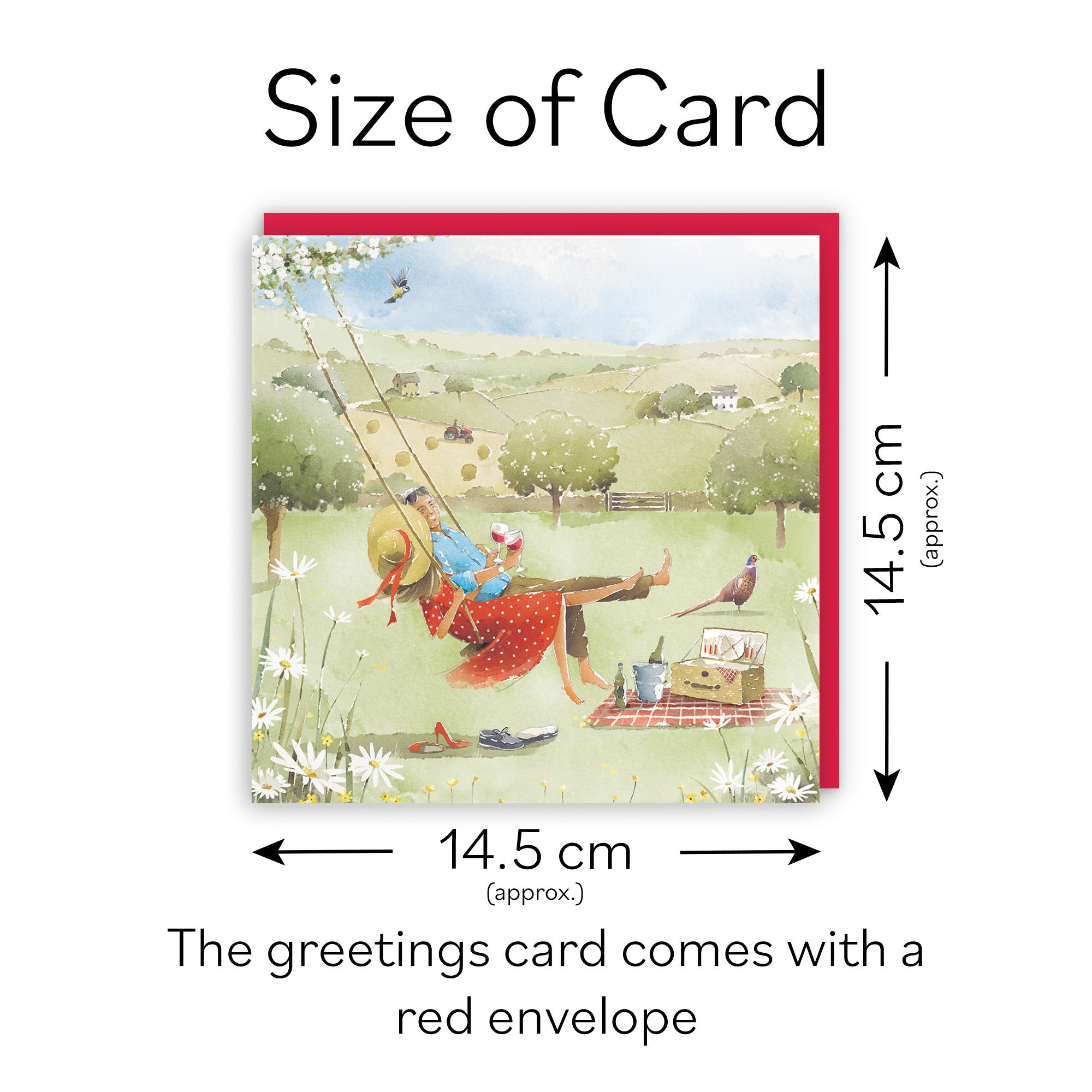 Any Occasion Card Meadow Picnic Milo's Gallery - Default Title (RT07245)