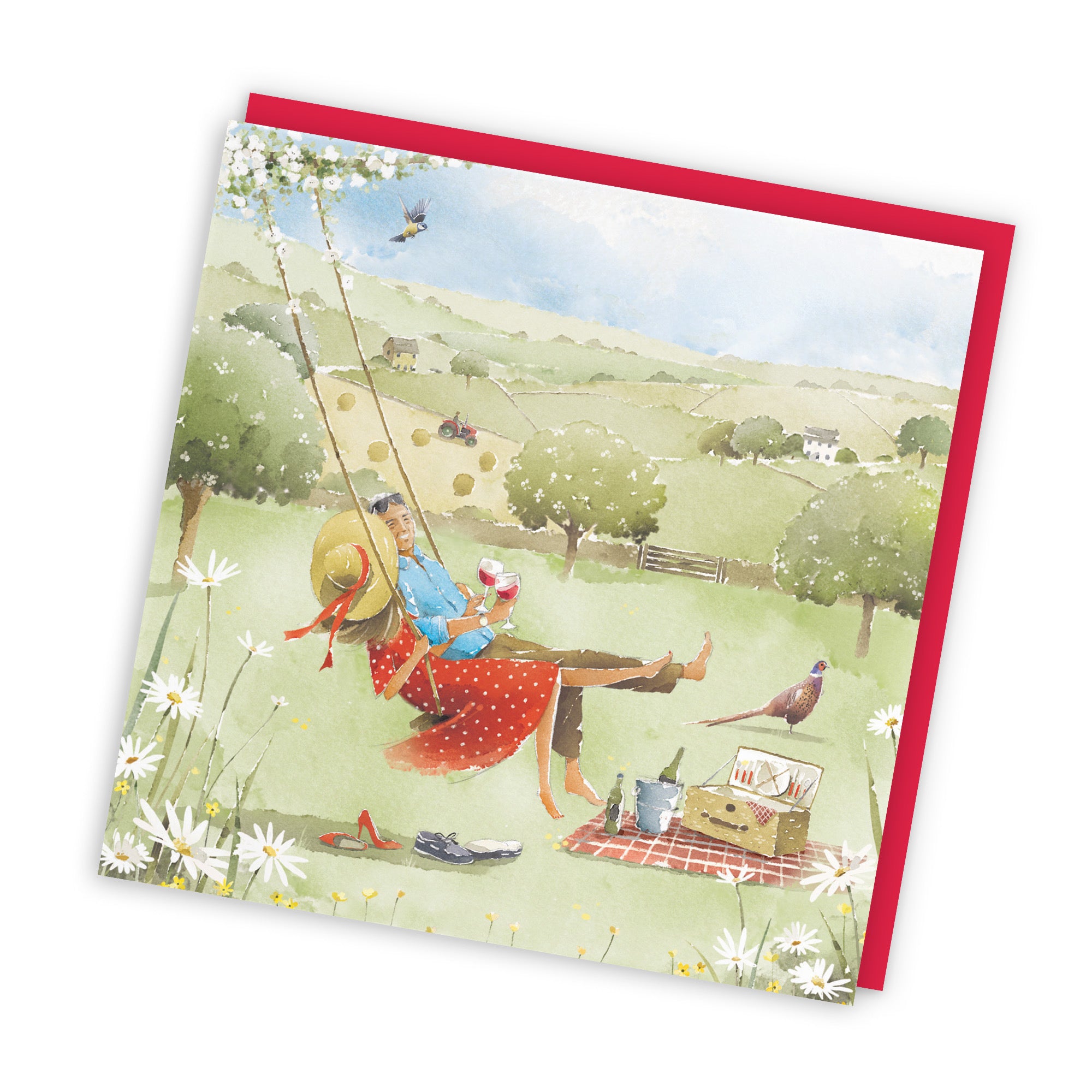 Any Occasion Card Meadow Picnic Milo's Gallery - Default Title (RT07245)