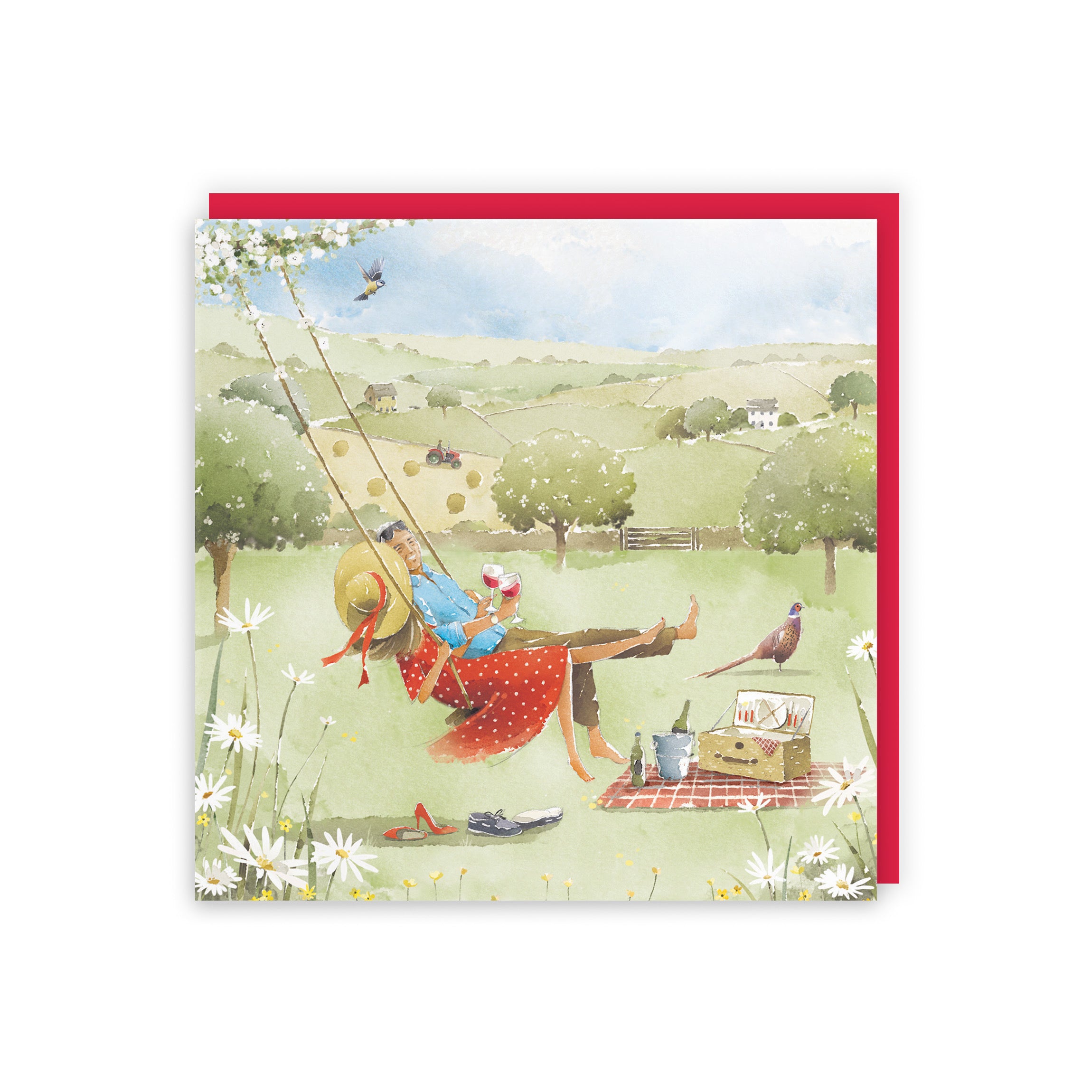 Any Occasion Card Meadow Picnic Milo's Gallery - Default Title (RT07245)
