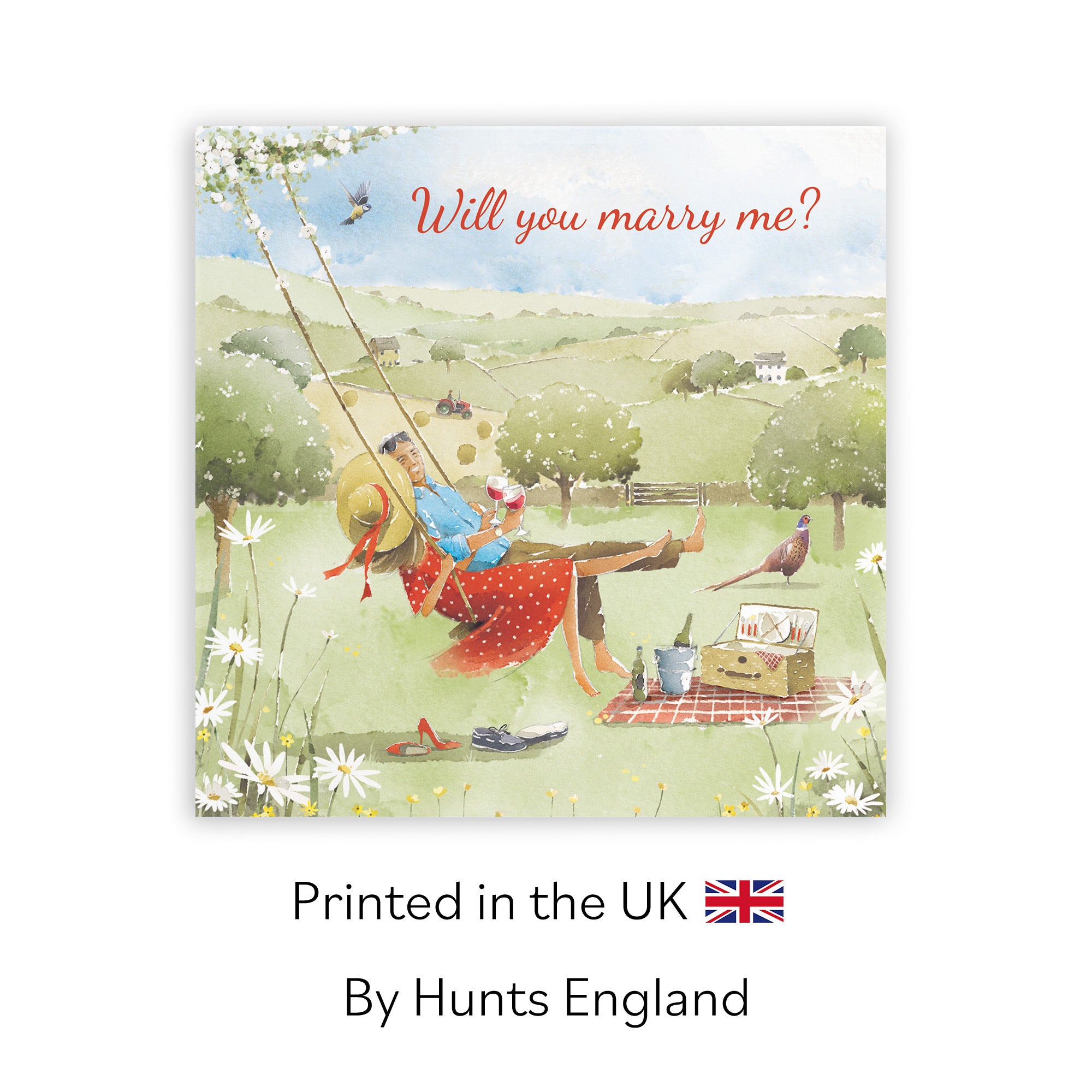 Will You Marry Me Proposal Card Meadow Picnic Milo's Gallery - Default Title (RT07258)