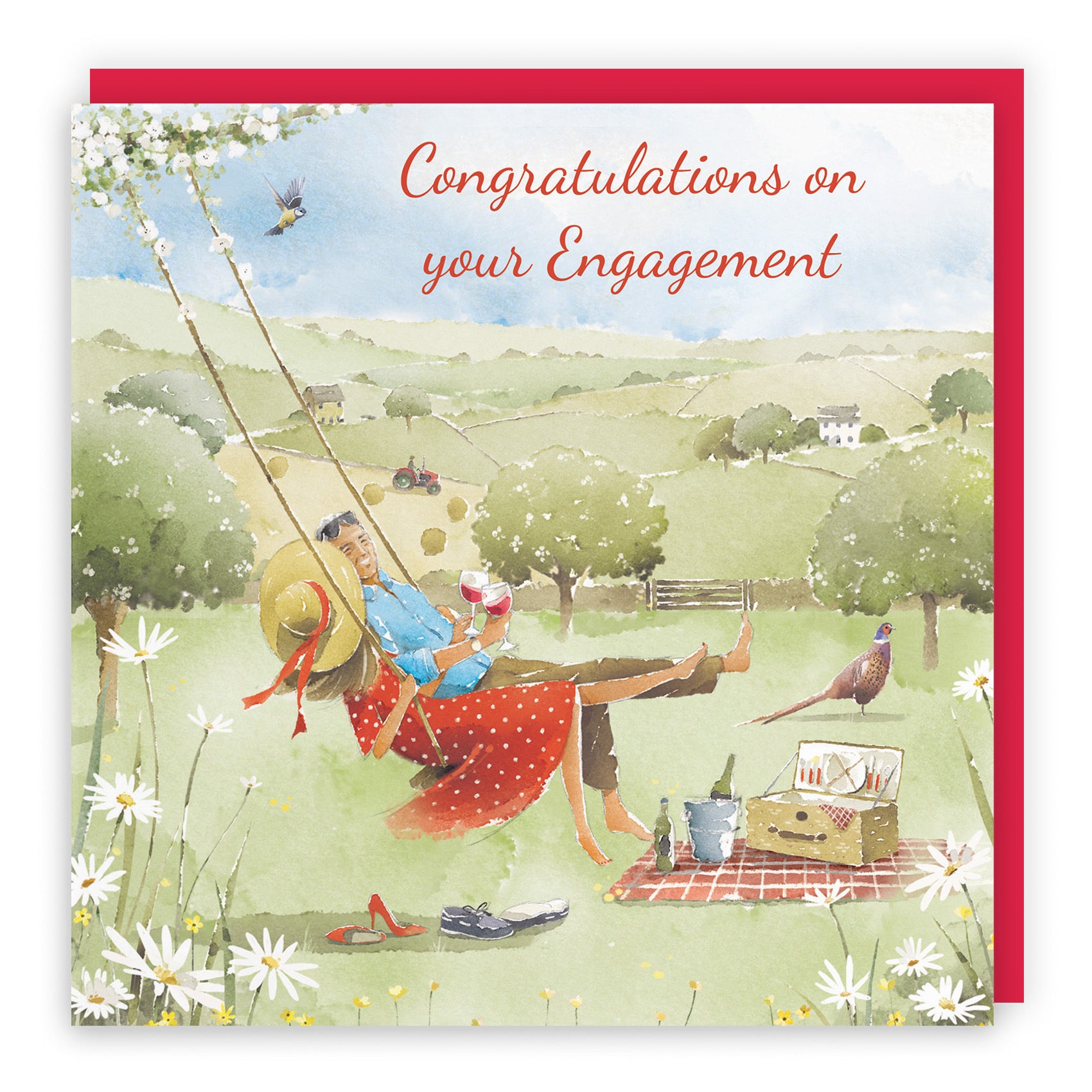 Engagement Card Meadow Picnic Milo's Gallery - Default Title (RT07265)