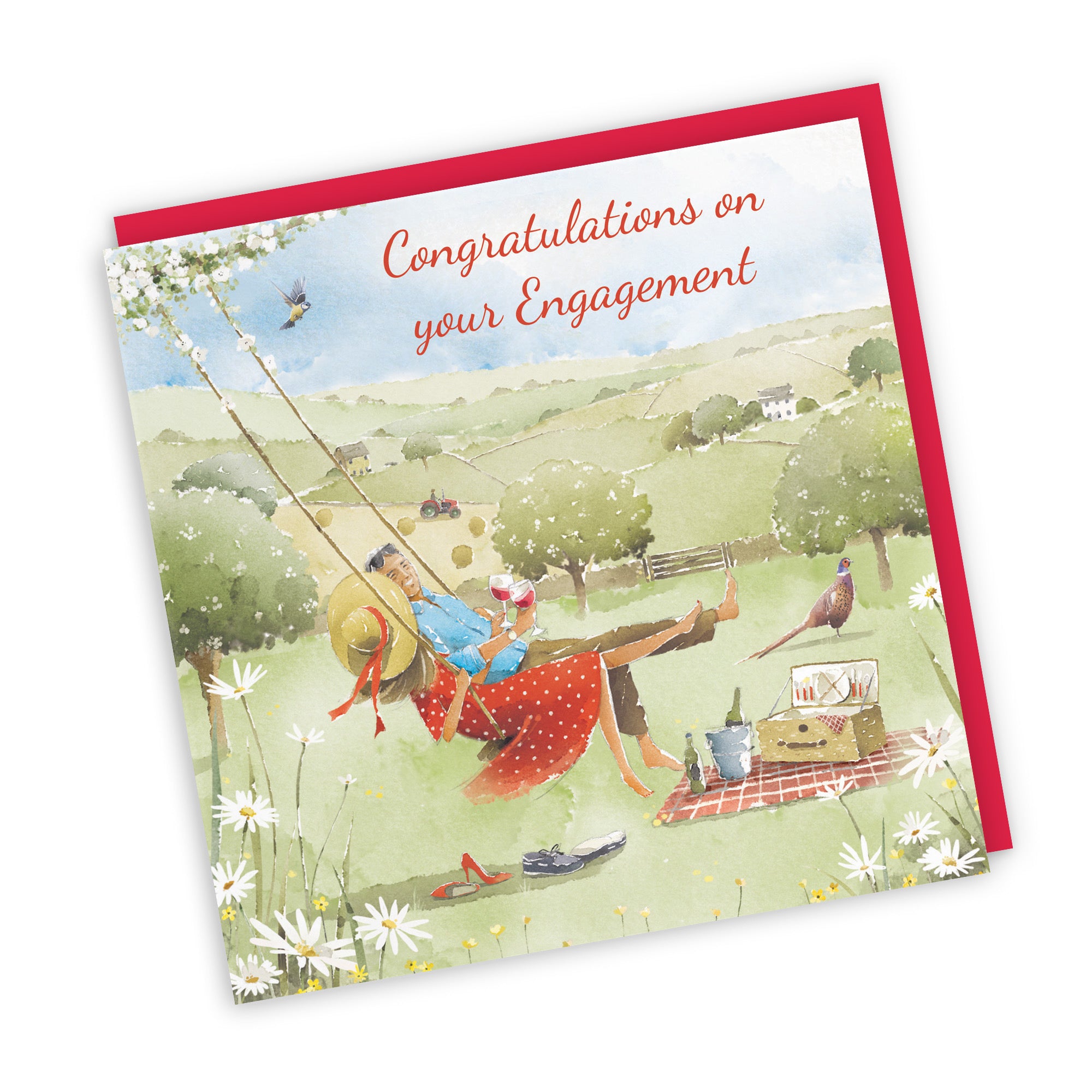 Engagement Card Meadow Picnic Milo's Gallery - Default Title (RT07265)