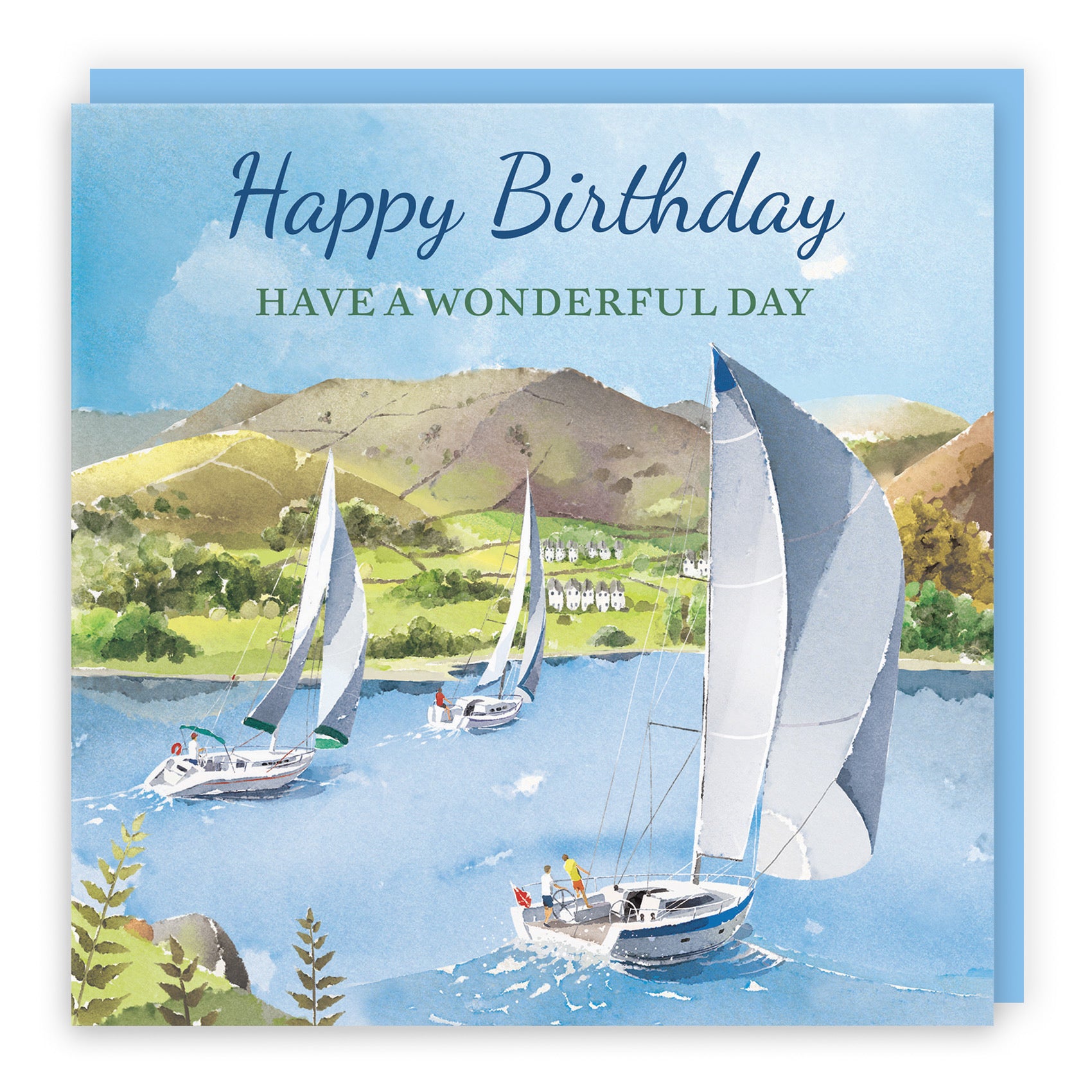 Birthday Card Sailing Boats Milo's Gallery - Default Title (RT07273)