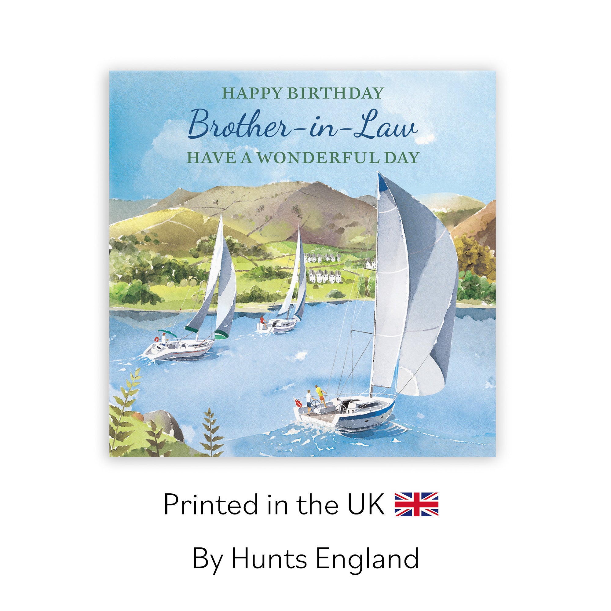 Brother-in-Law Birthday Card Sailing Boats Milo's Gallery - Default Title (RT07279)
