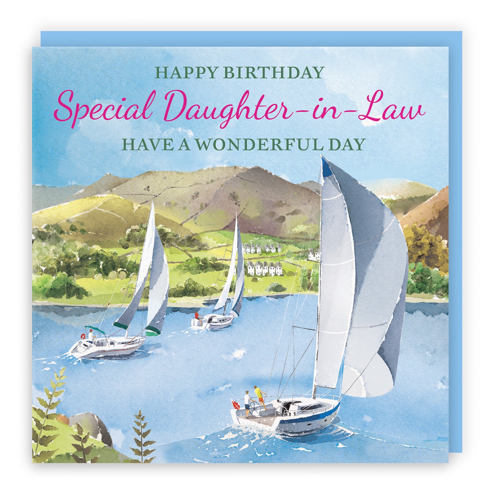Daughter-in-Law Birthday Card Sailing Boats Milo's Gallery - Default Title (RT07284)
