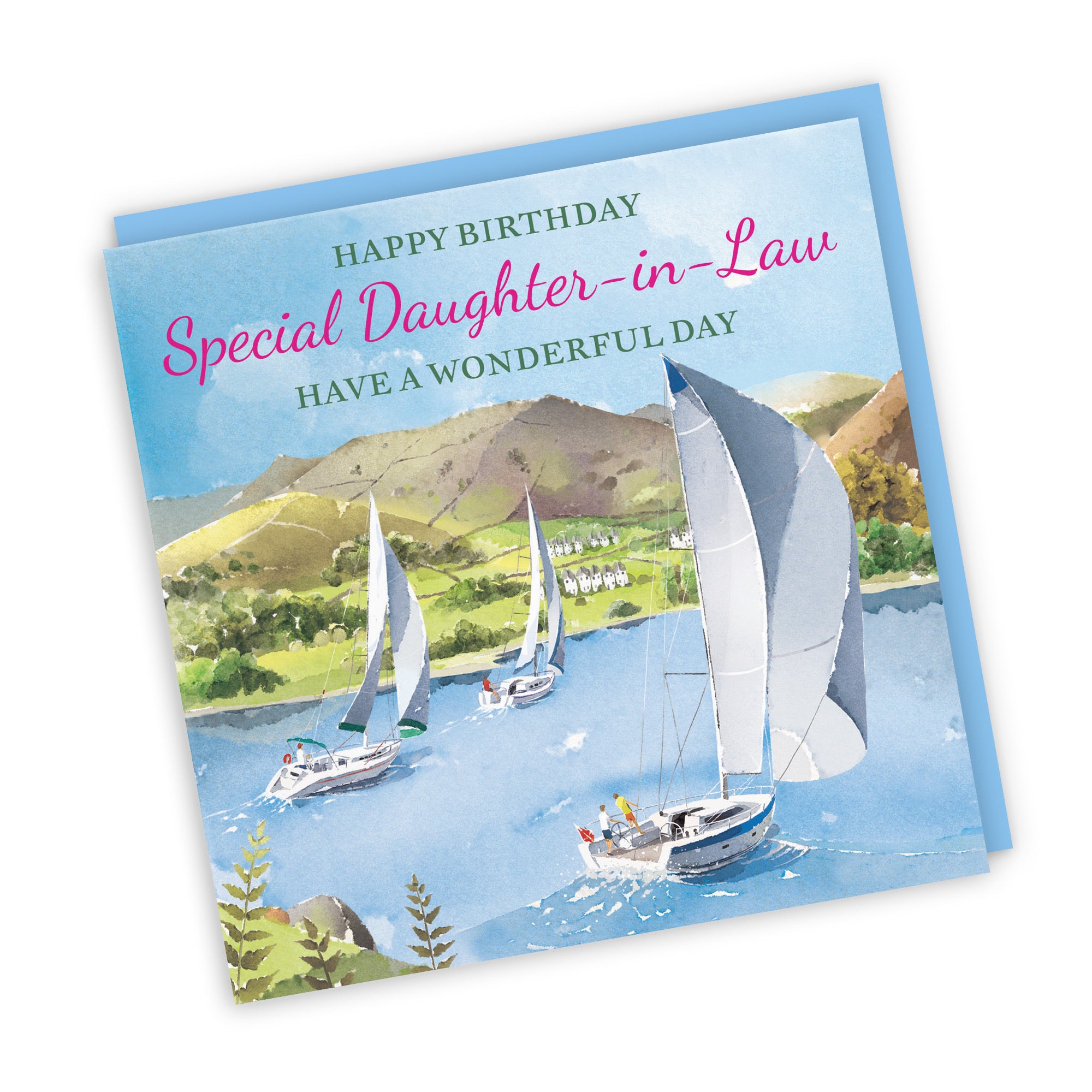 Daughter-in-Law Birthday Card Sailing Boats Milo's Gallery - Default Title (RT07284)