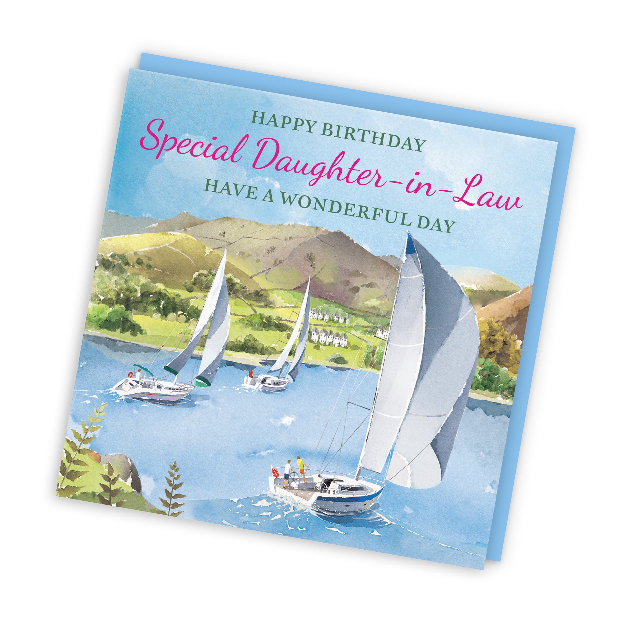 Daughter-in-Law Birthday Card Sailing Boats Milo's Gallery - Default Title (RT07284)