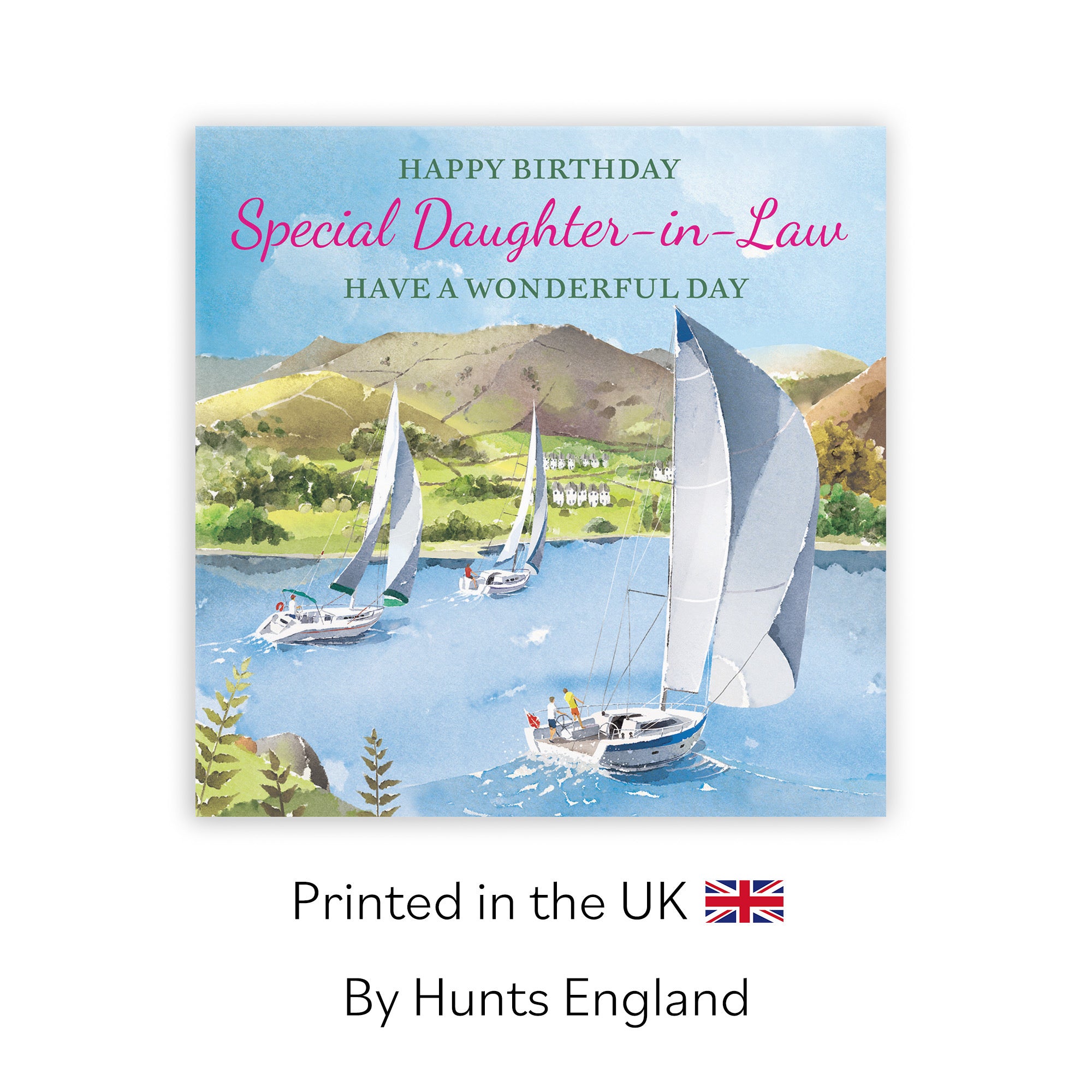 Daughter-in-Law Birthday Card Sailing Boats Milo's Gallery - Default Title (RT07284)
