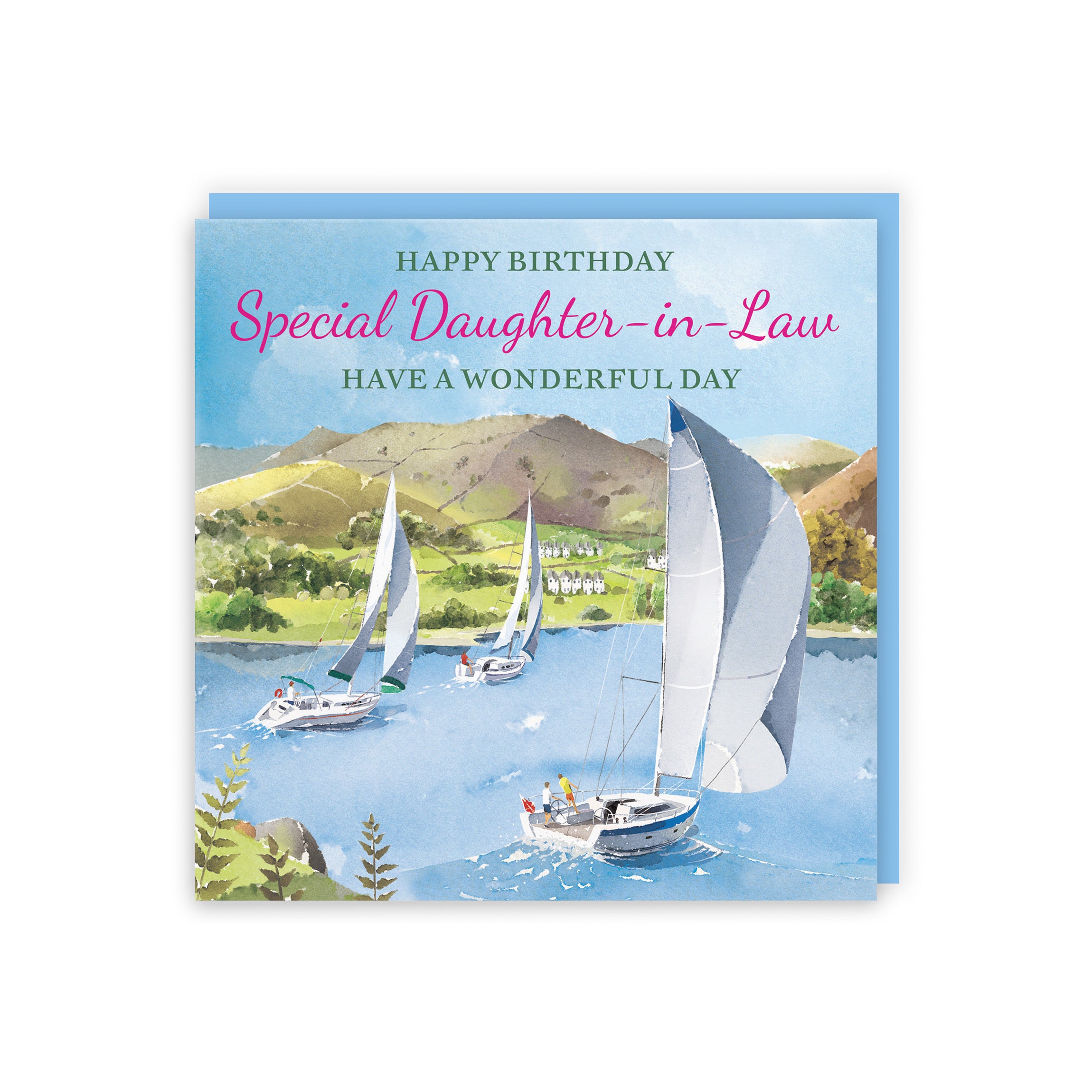 Daughter-in-Law Birthday Card Sailing Boats Milo's Gallery - Default Title (RT07284)