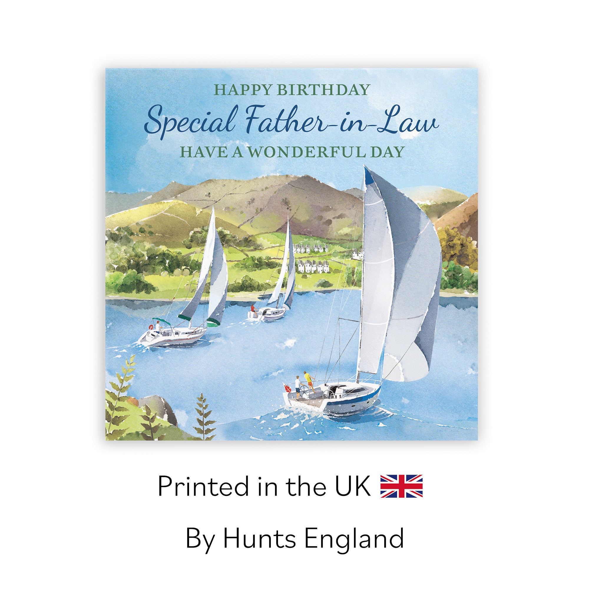 Father-in-Law Birthday Card Sailing Boats Milo's Gallery - Default Title (RT07285)