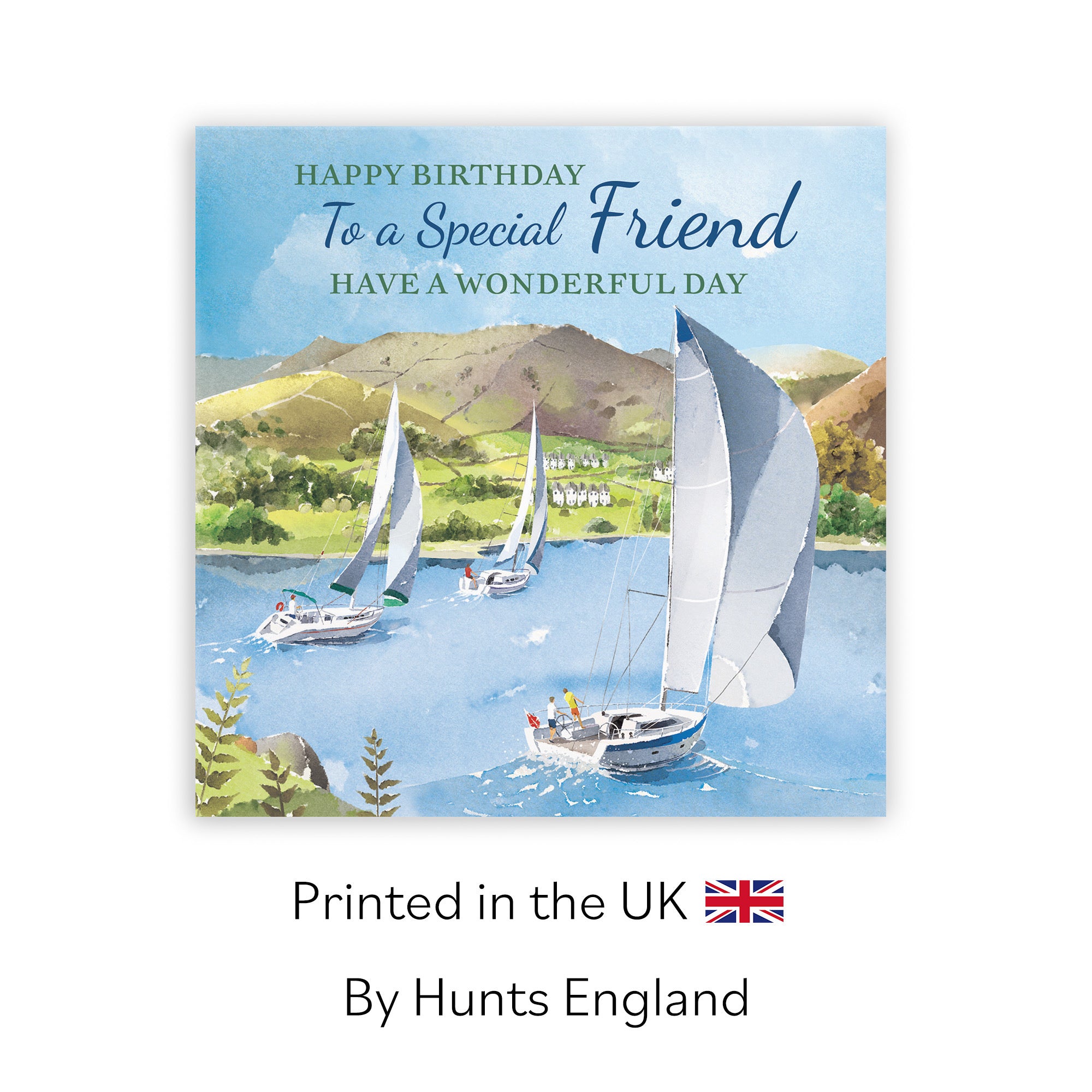 Friend Birthday Card Sailing Boats Milo's Gallery - Default Title (RT07287)