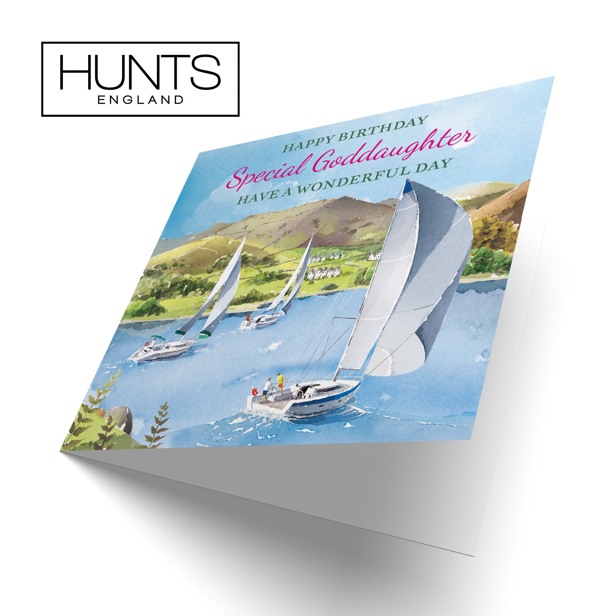 Goddaughter Birthday Card Sailing Boats Milo's Gallery - Default Title (RT07288)
