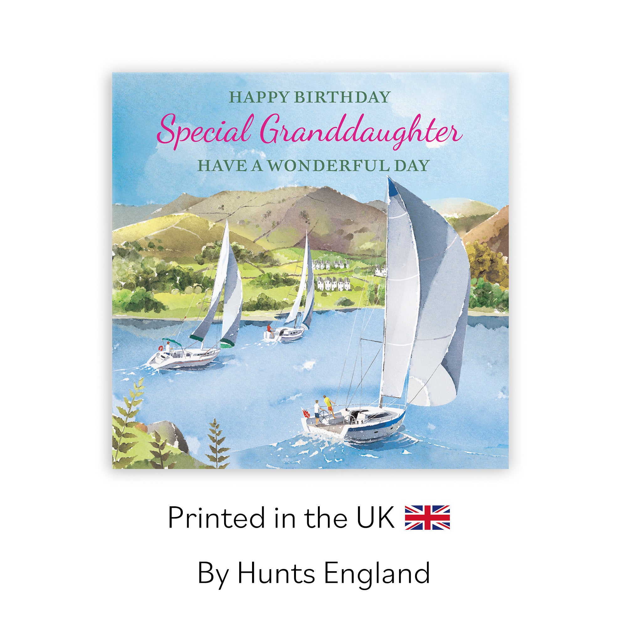 Granddaughter Birthday Card Sailing Boats Milo's Gallery - Default Title (RT07293)
