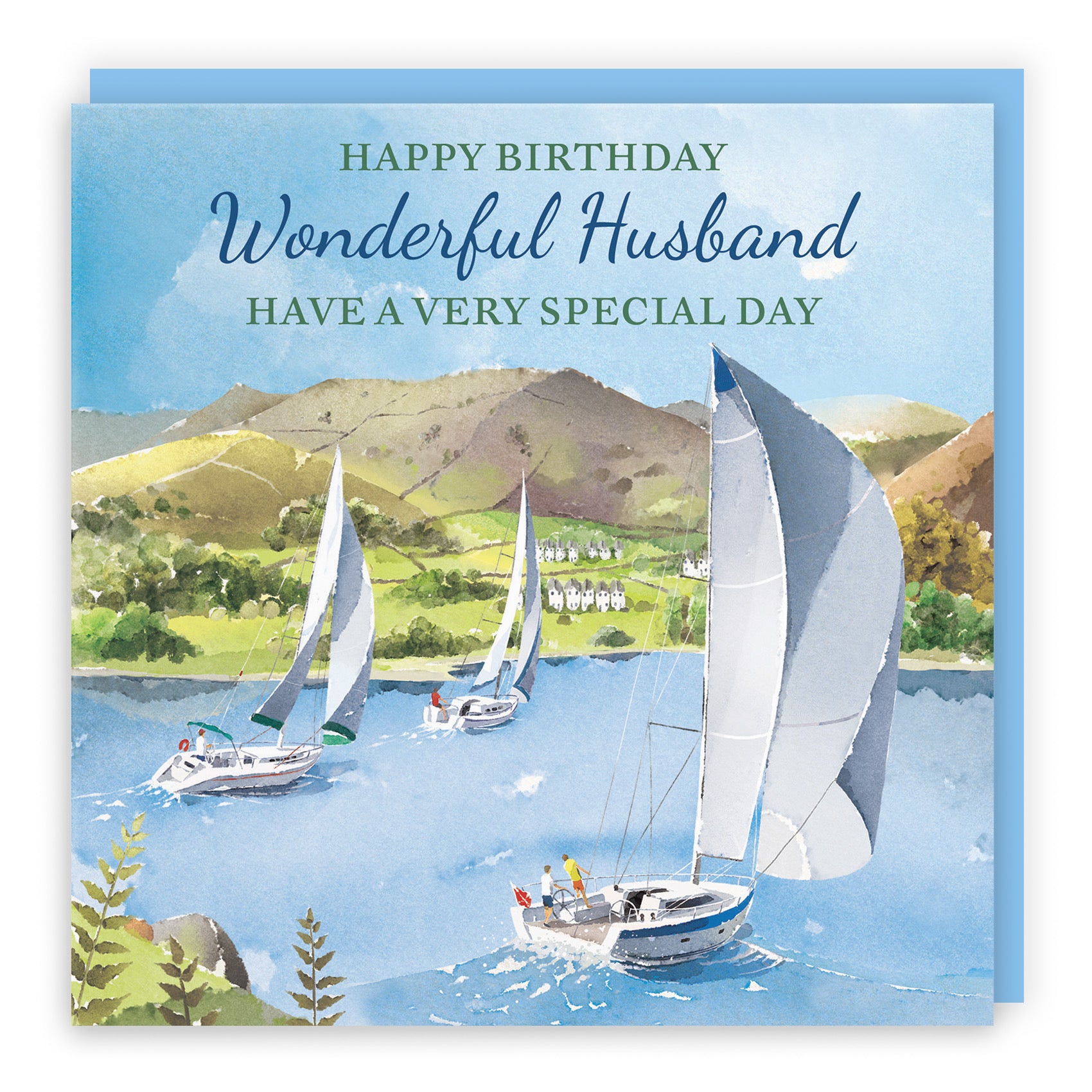 Husband Birthday Card Sailing Boats Milo's Gallery - Default Title (RT07300)