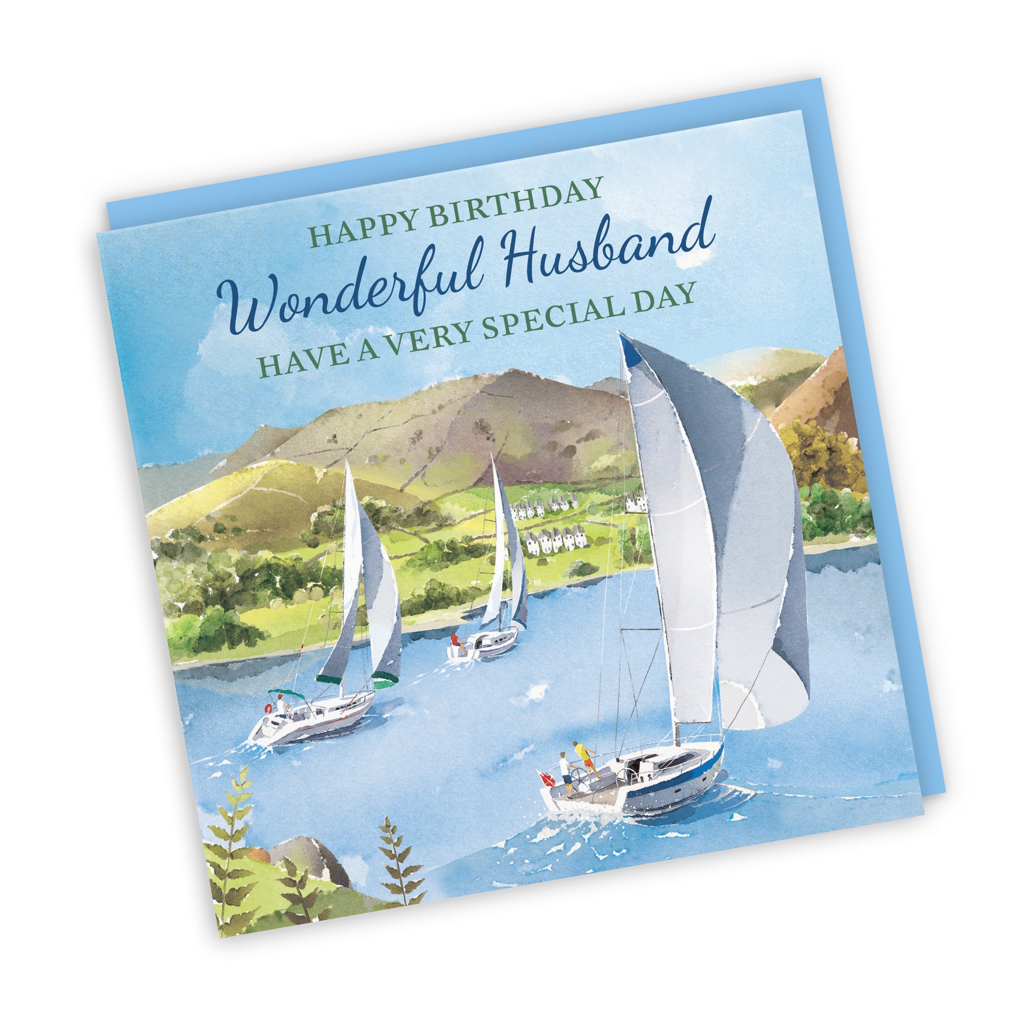 Husband Birthday Card Sailing Boats Milo's Gallery - Default Title (RT07300)