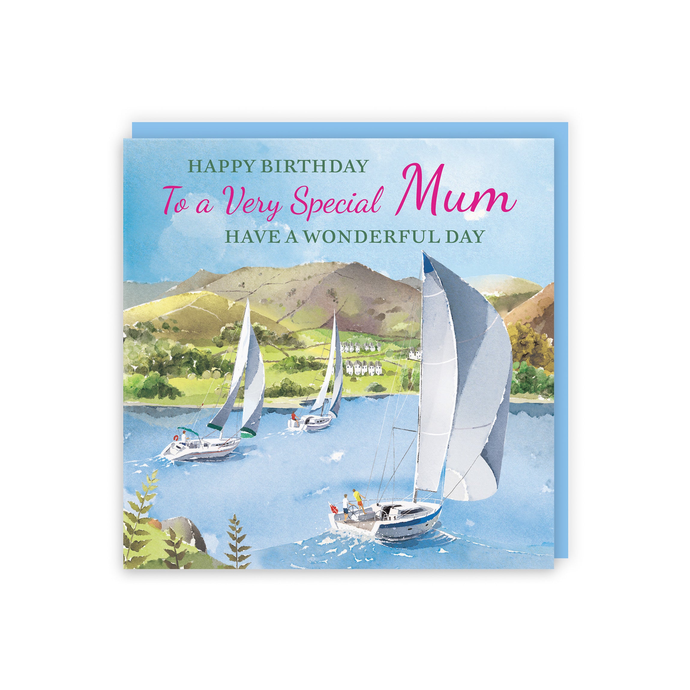Mum Birthday Card Sailing Boats Milo's Gallery - Default Title (RT07301)