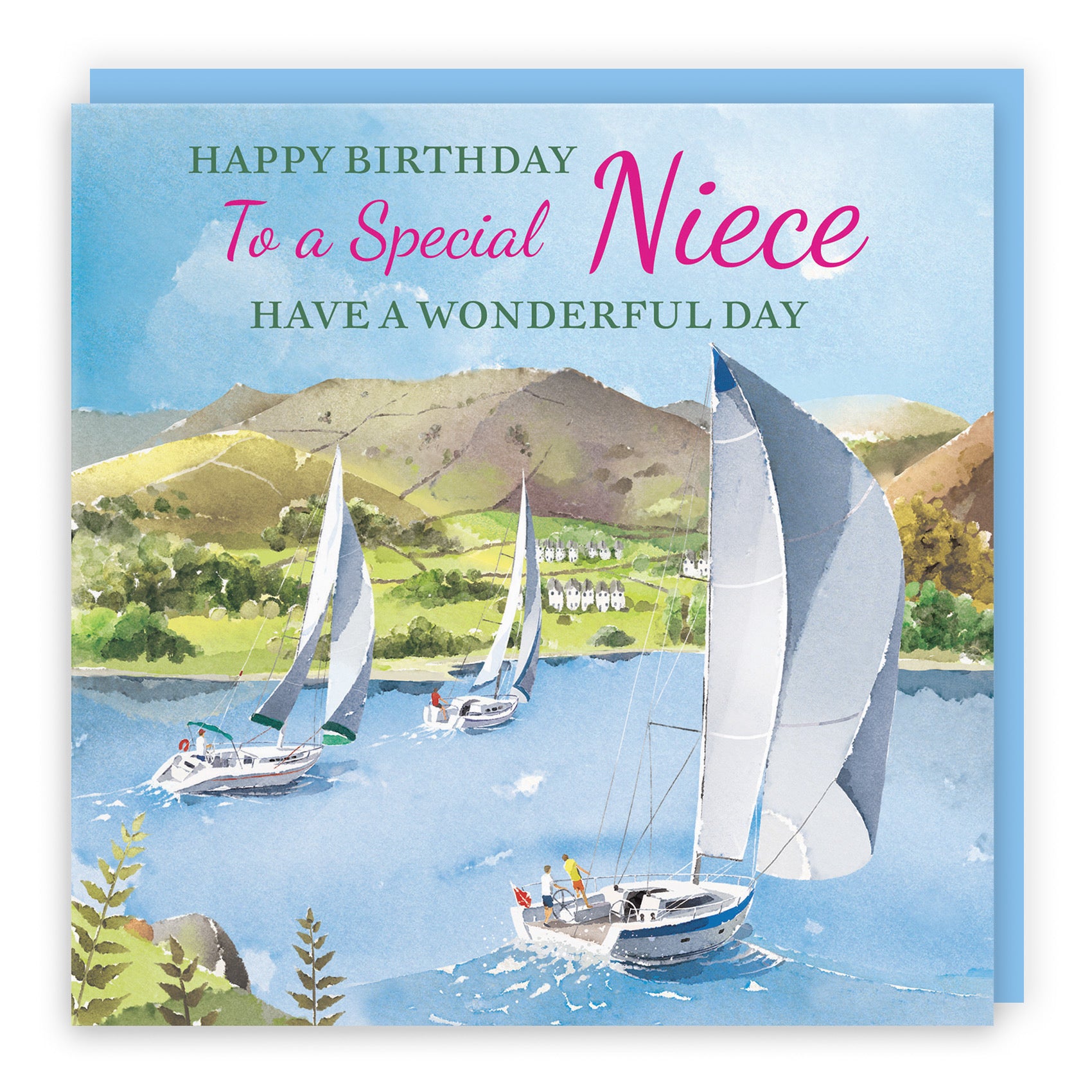Niece Birthday Card Sailing Boats Milo's Gallery - Default Title (RT07303)