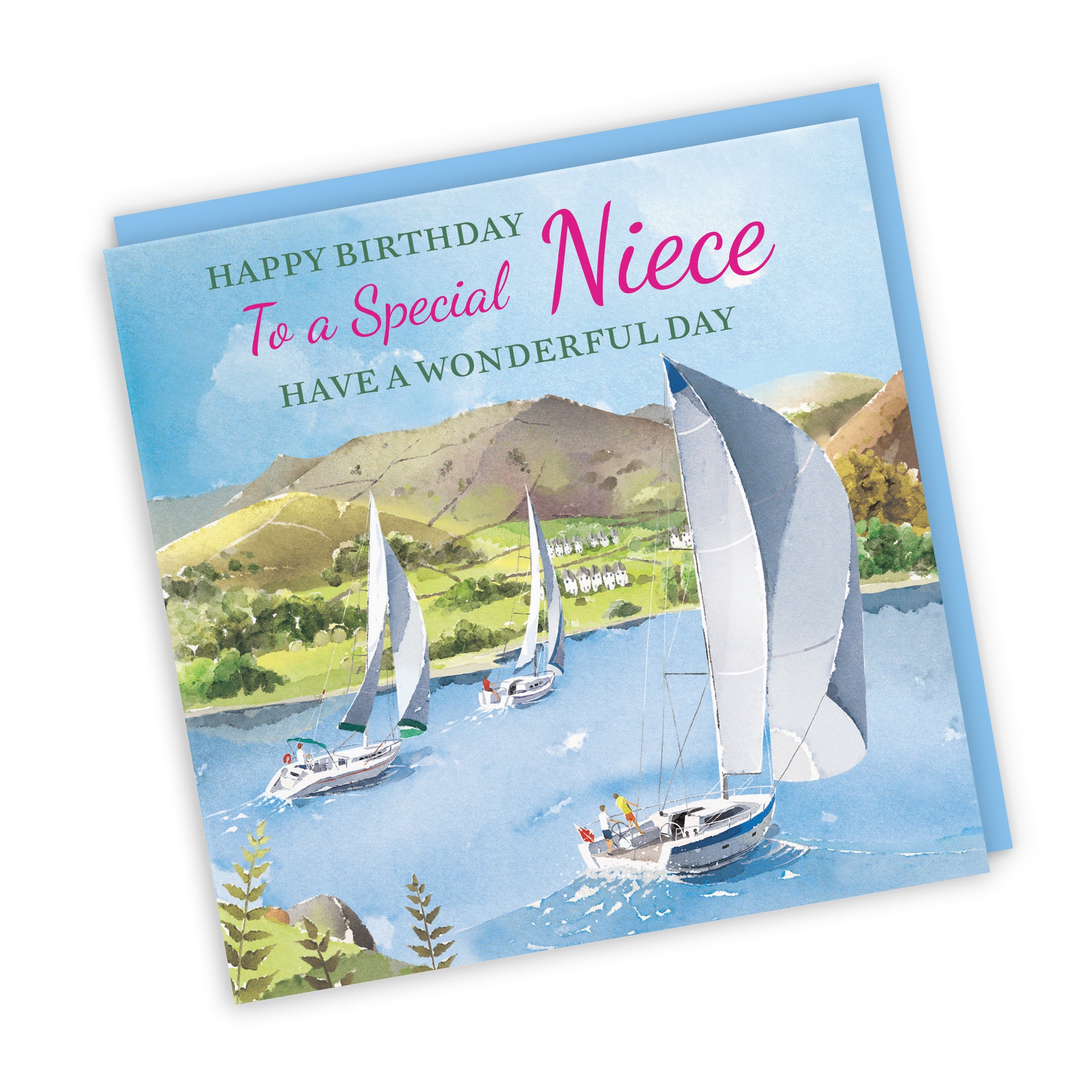 Niece Birthday Card Sailing Boats Milo's Gallery - Default Title (RT07303)