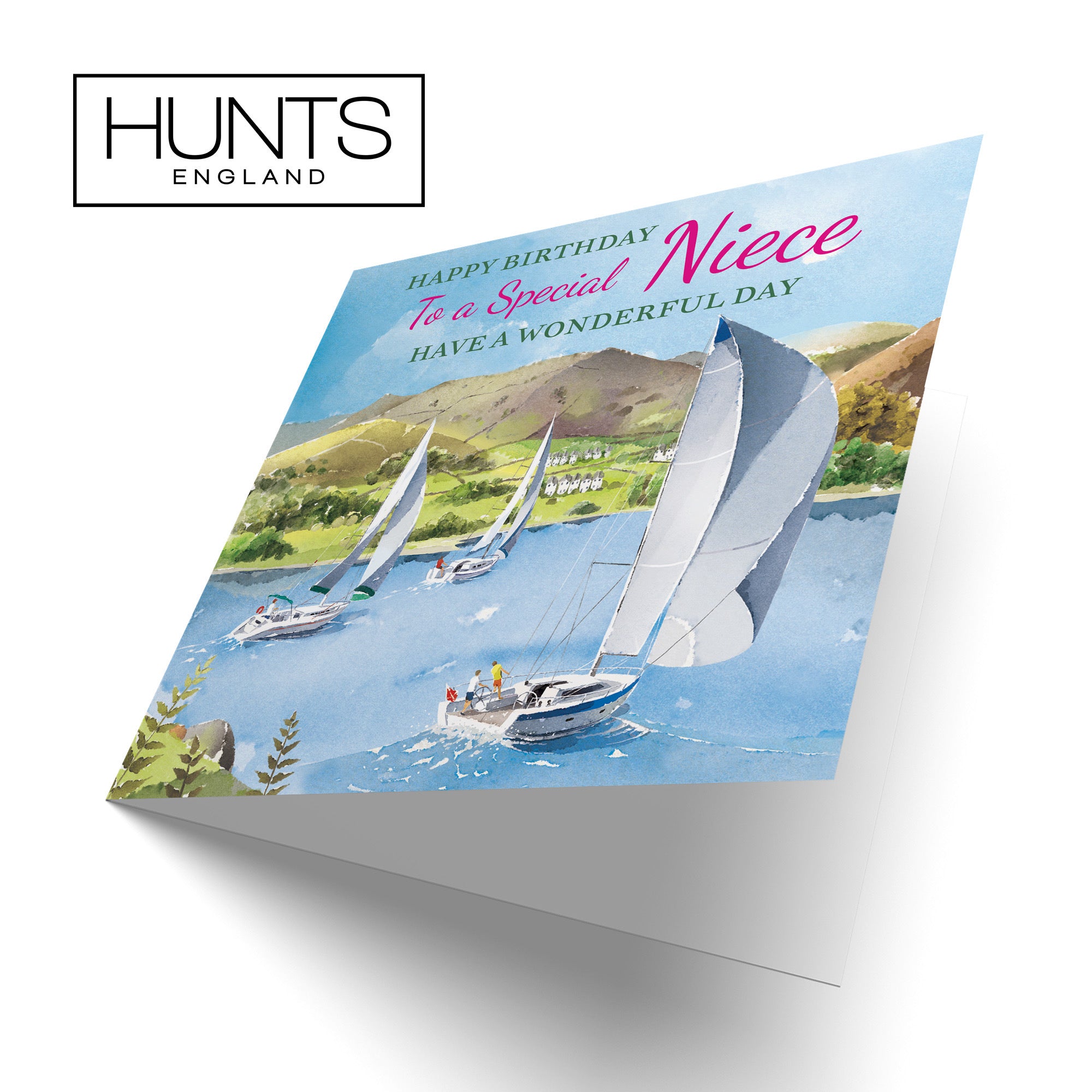 Niece Birthday Card Sailing Boats Milo's Gallery - Default Title (RT07303)