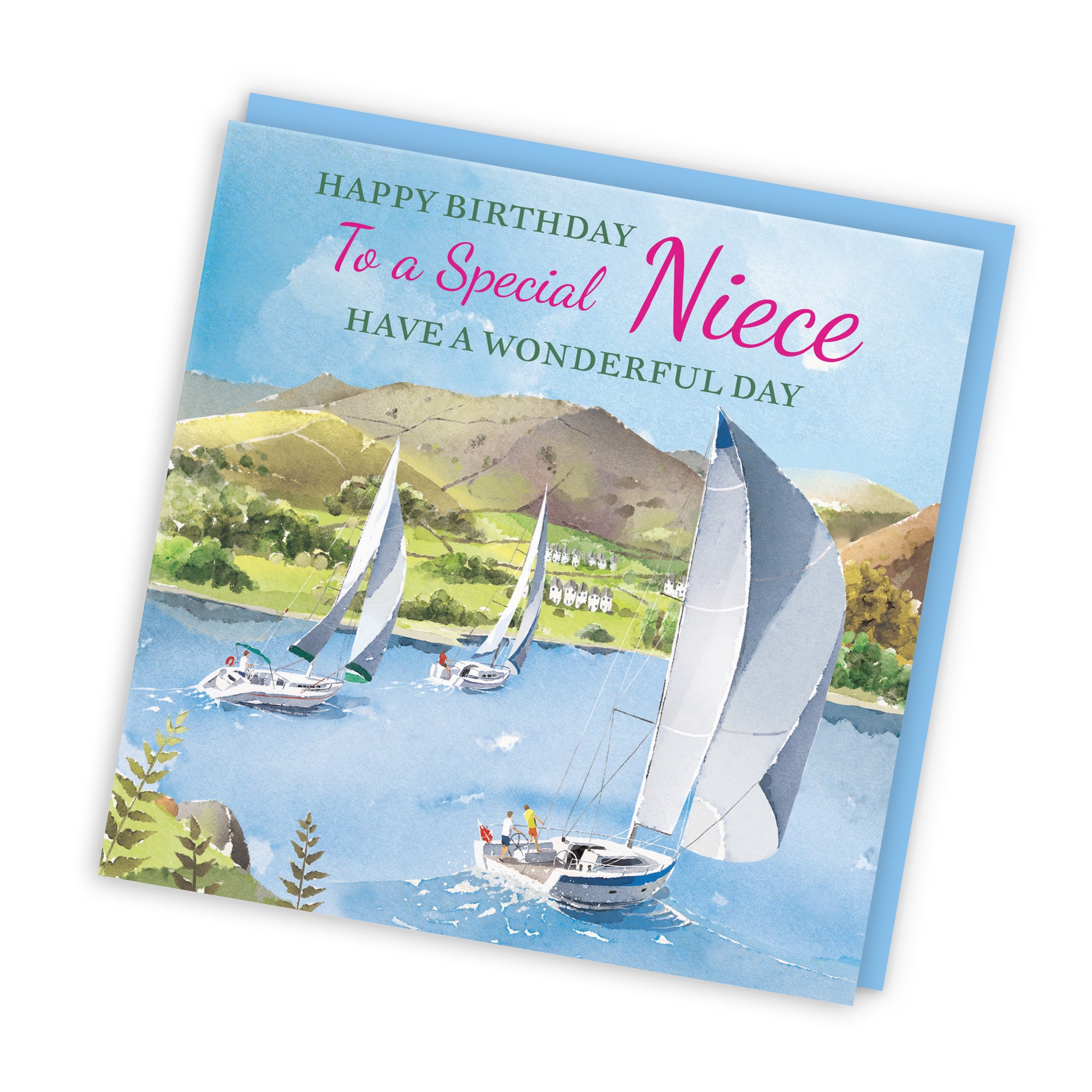 Niece Birthday Card Sailing Boats Milo's Gallery - Default Title (RT07303)