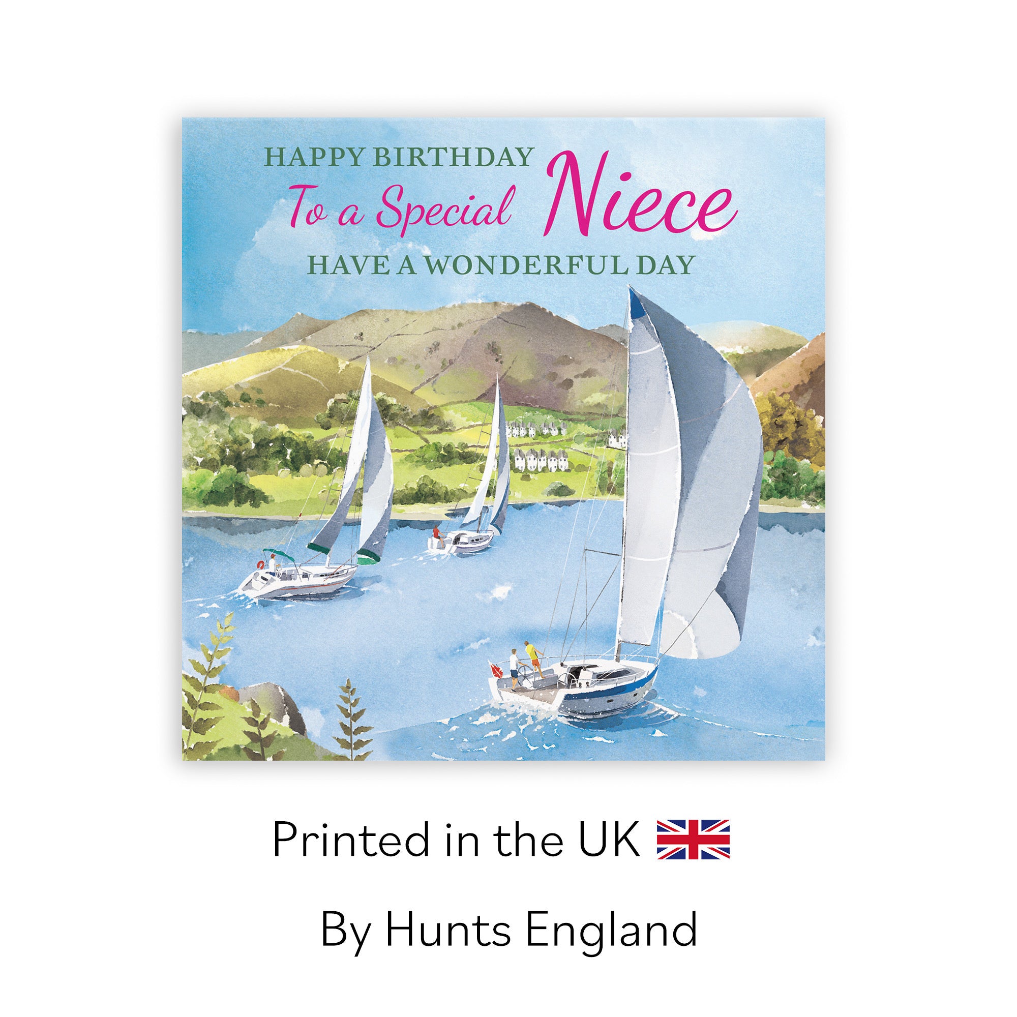 Niece Birthday Card Sailing Boats Milo's Gallery - Default Title (RT07303)