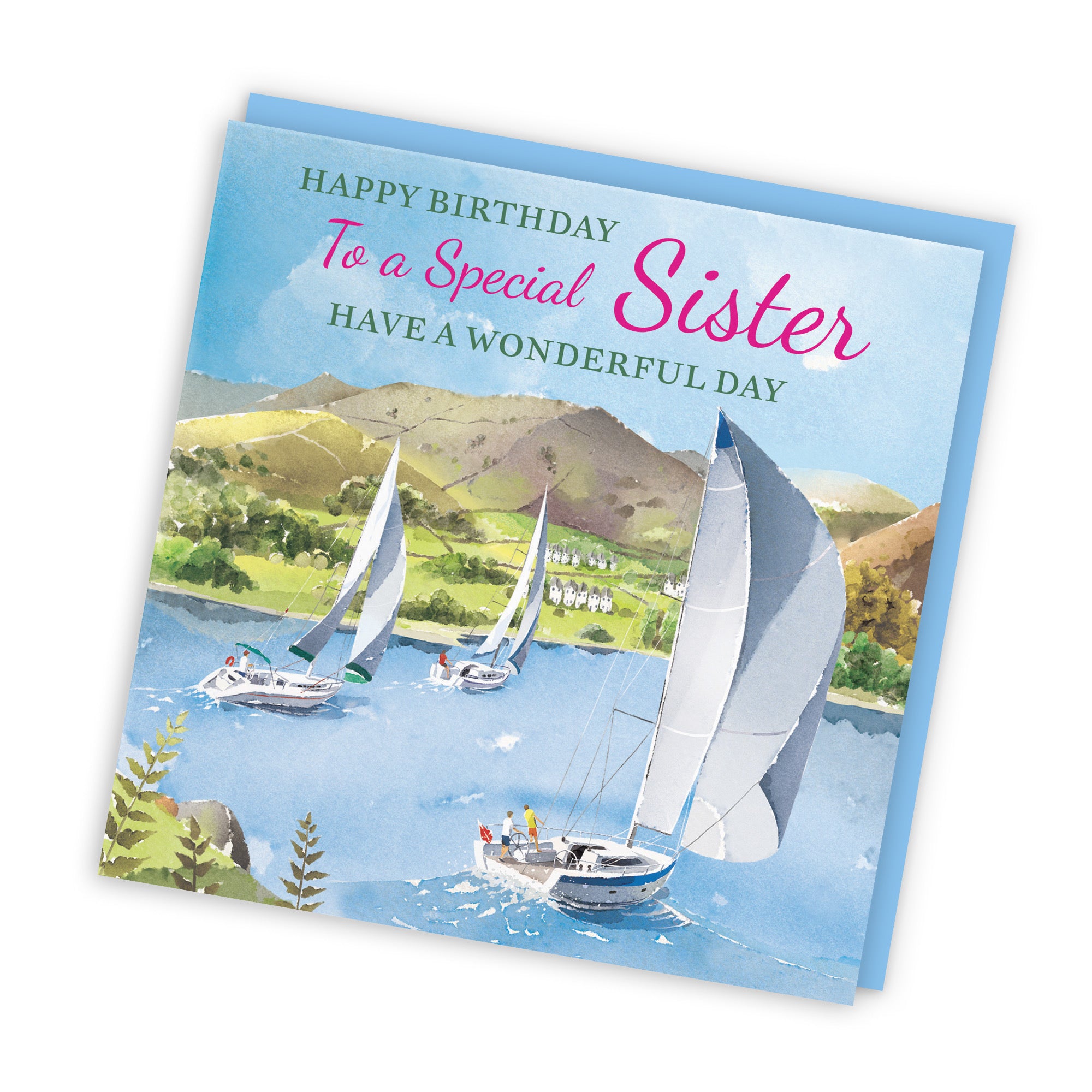 Sister Birthday Card Sailing Boats Milo's Gallery - Default Title (RT07305)