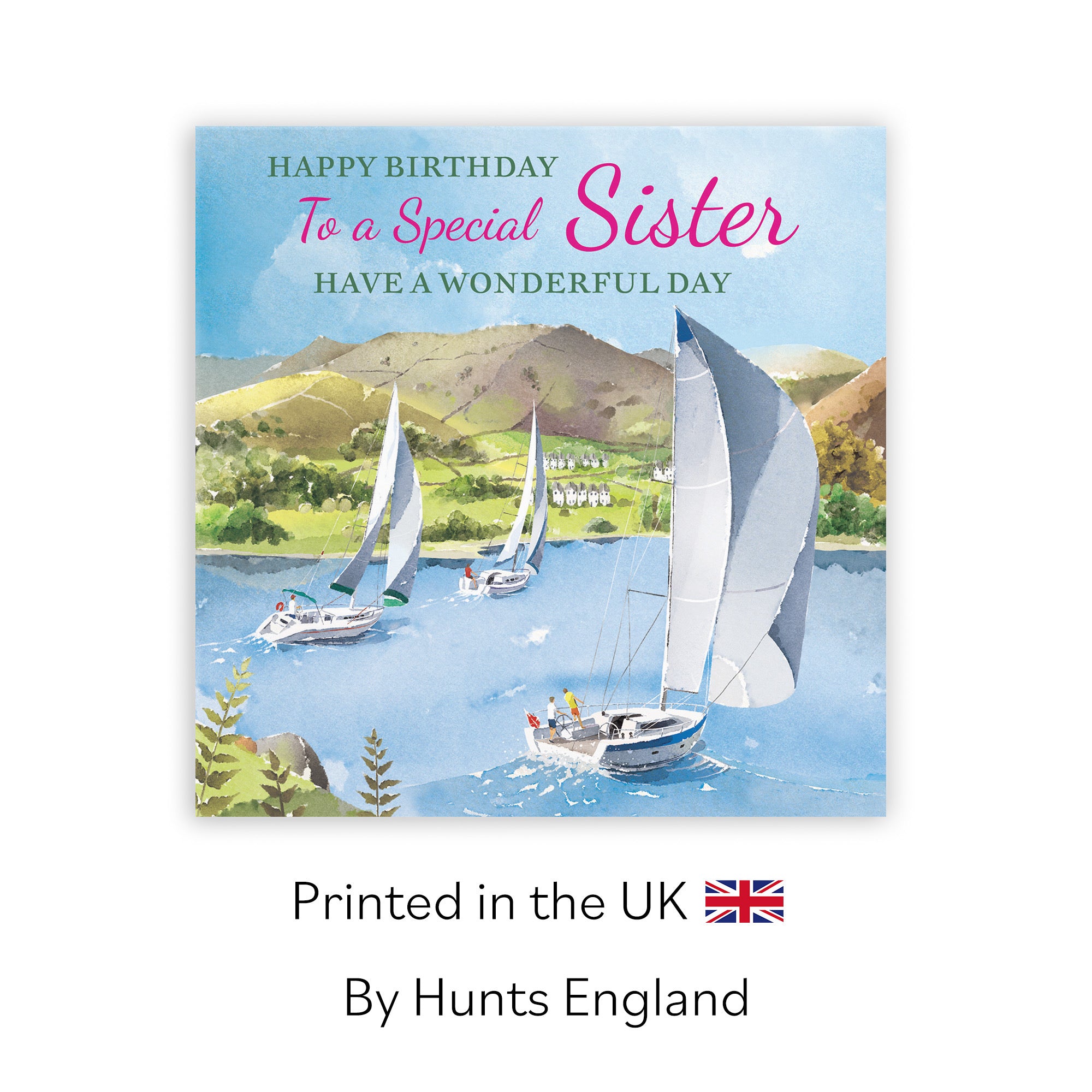 Sister Birthday Card Sailing Boats Milo's Gallery - Default Title (RT07305)