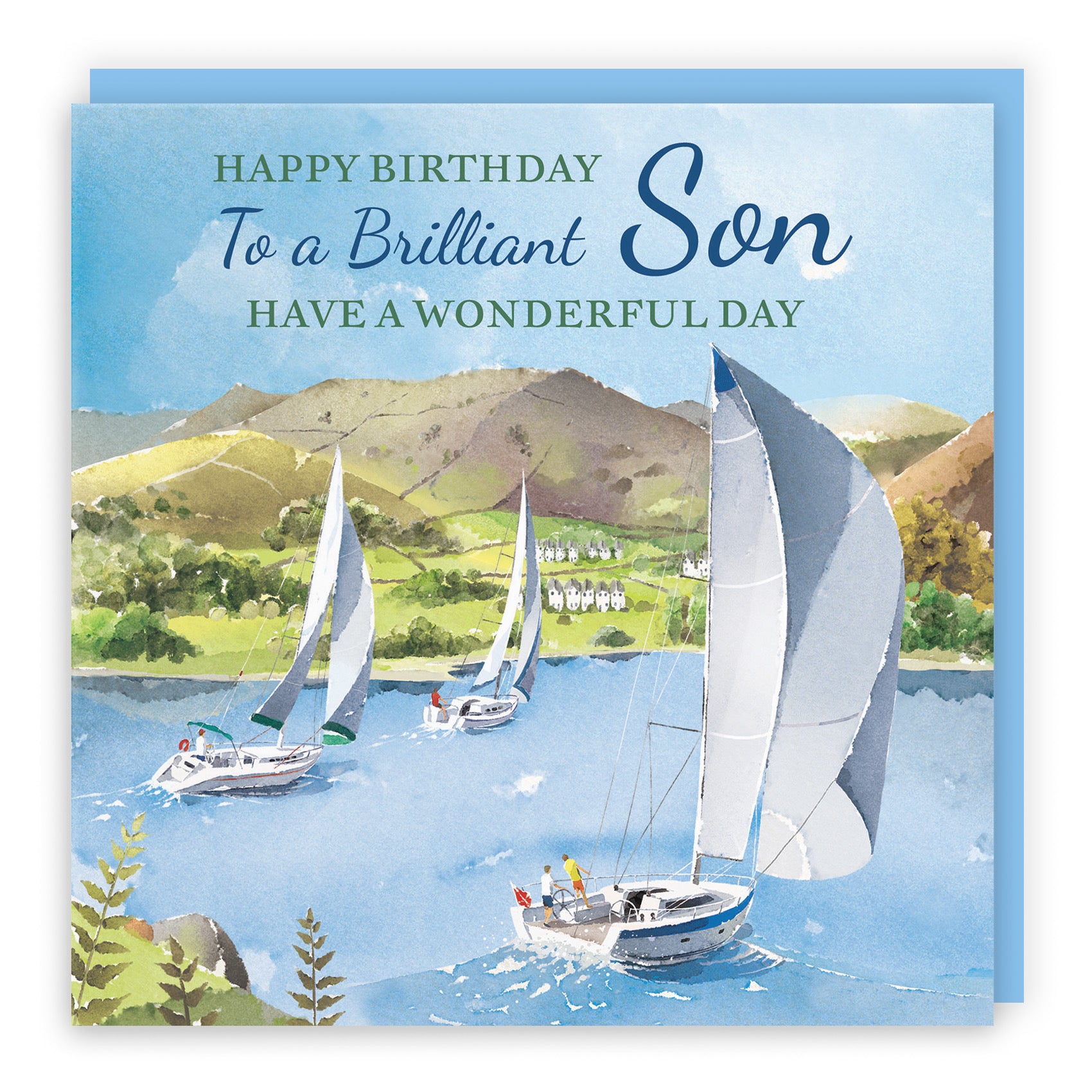 Son Birthday Card Sailing Boats Milo's Gallery - Default Title (RT07306)