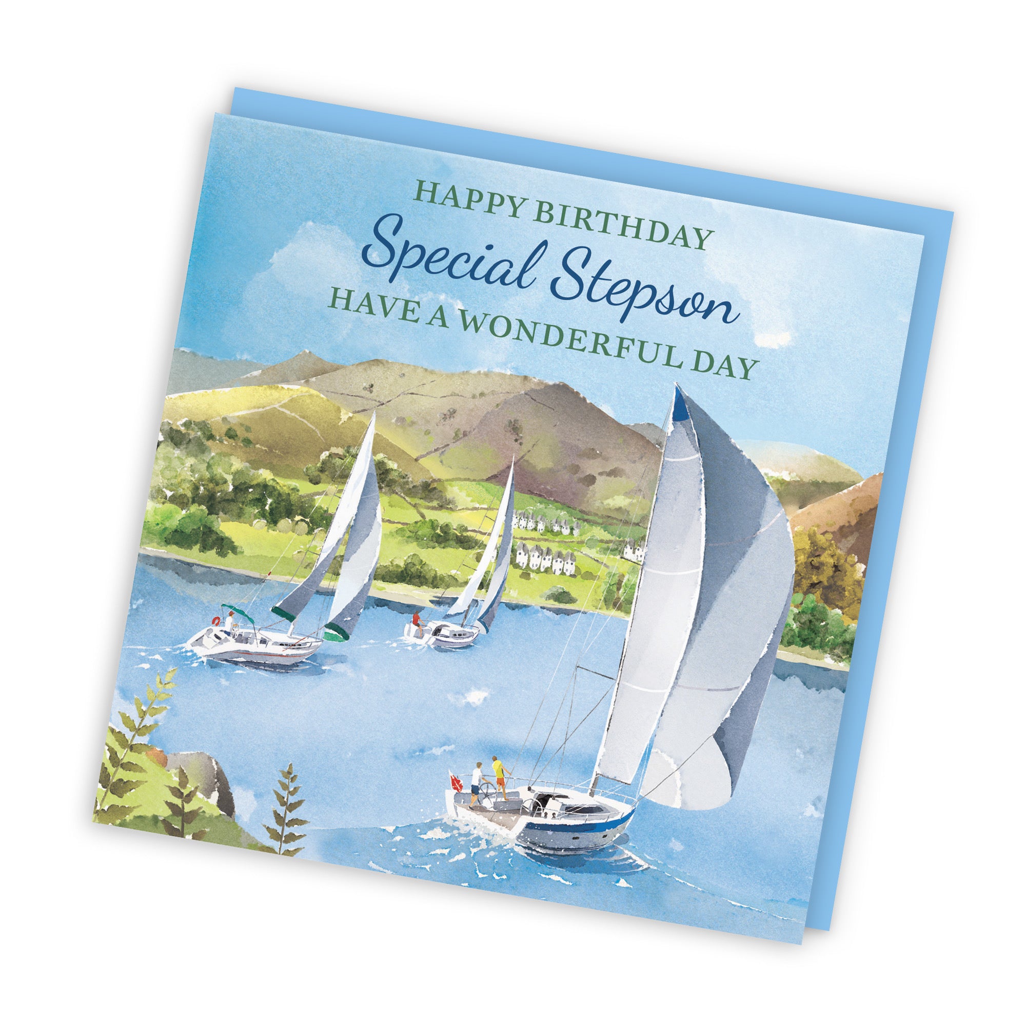 Stepson Birthday Card Sailing Boats Milo's Gallery - Default Title (RT07310)
