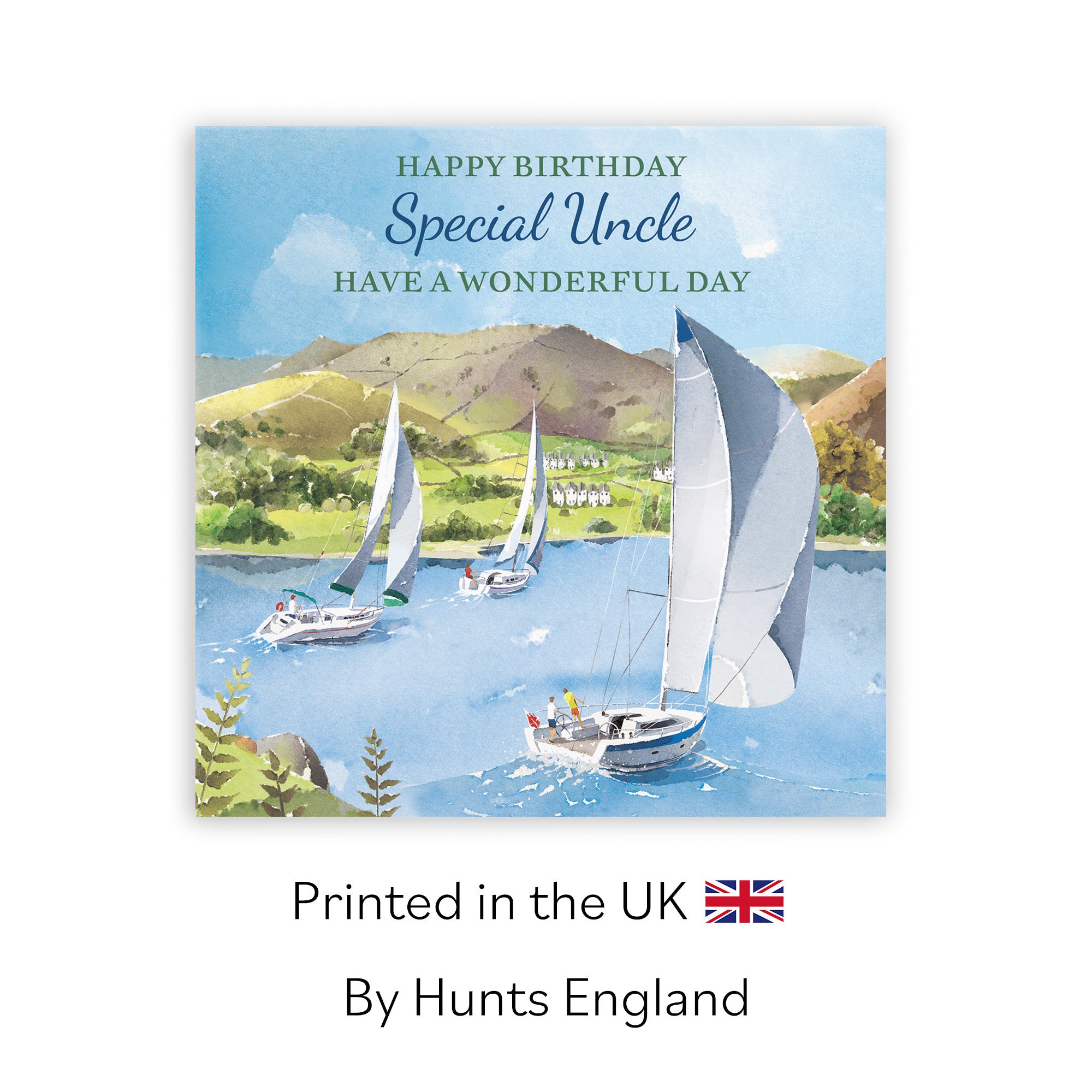 Uncle Birthday Card Sailing Boats Milo's Gallery - Default Title (RT07311)