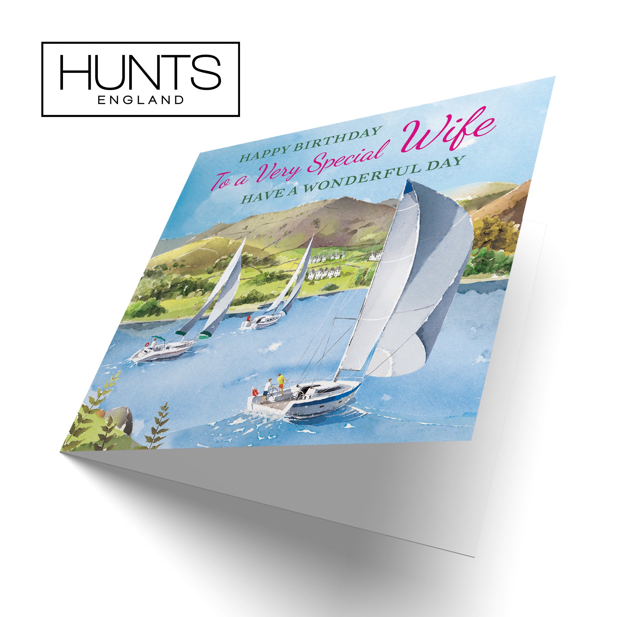 Wife Birthday Card Sailing Boats Milo's Gallery - Default Title (RT07312)