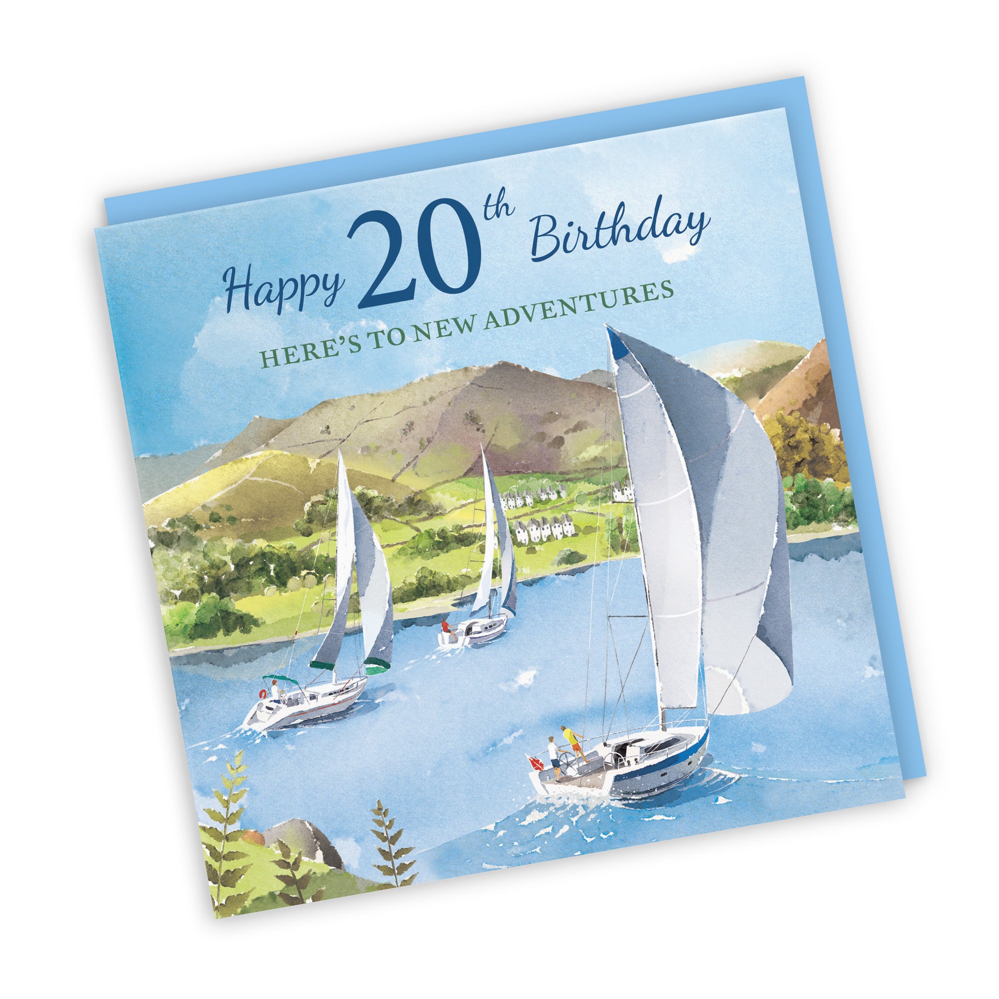 20th Birthday Card Sailing Boats Milo's Gallery - Default Title (RT07324)