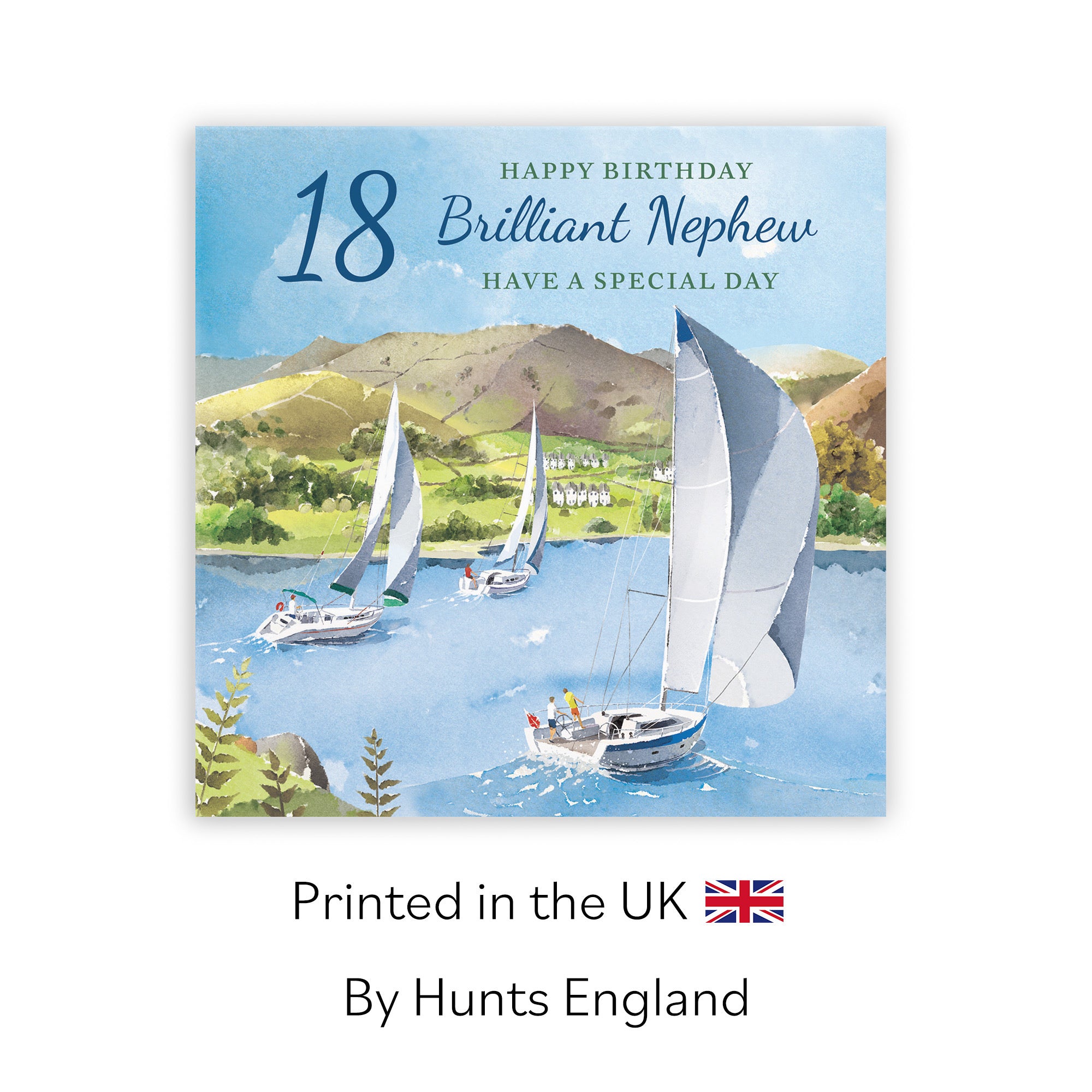 18th Nephew Birthday Card Sailing Boats Milo's Gallery - Default Title (RT07435)