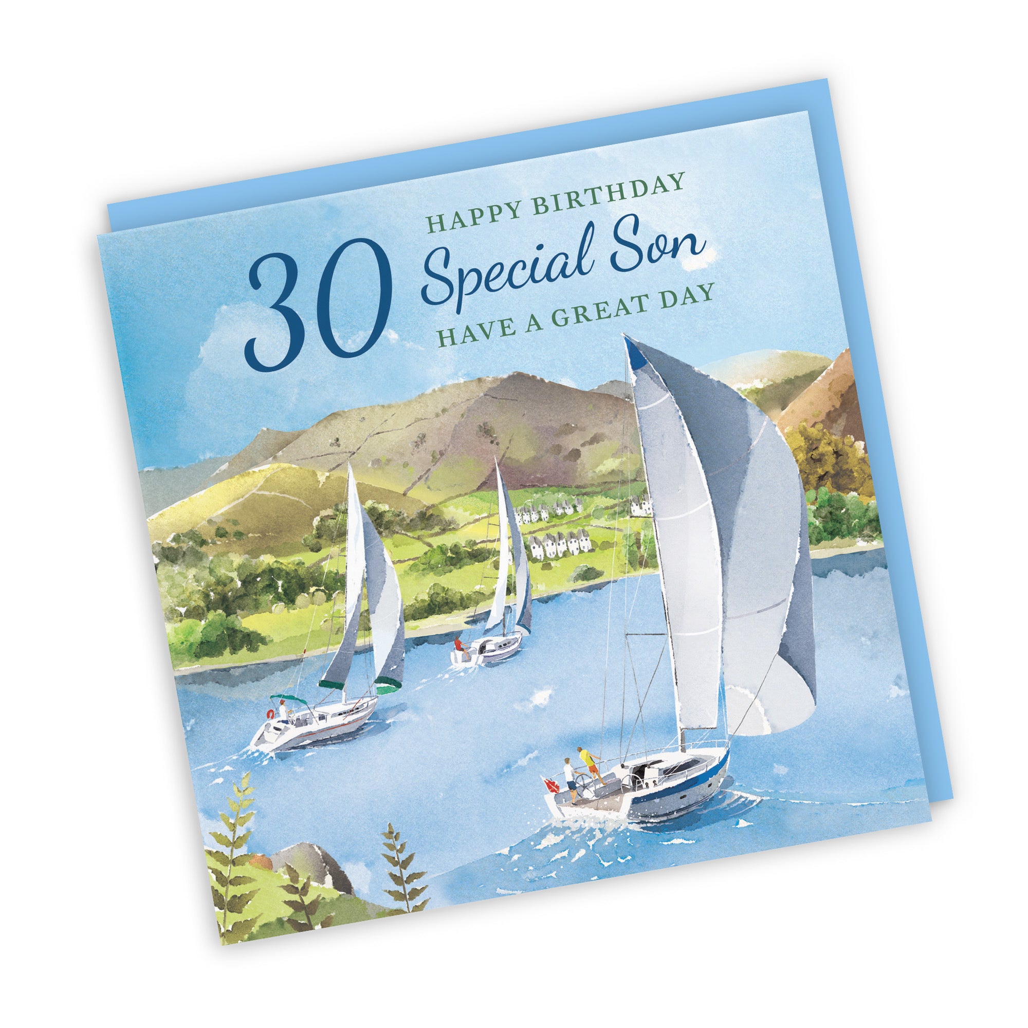 30th Son Birthday Card Sailing Boats Milo's Gallery - Default Title (RT07440)
