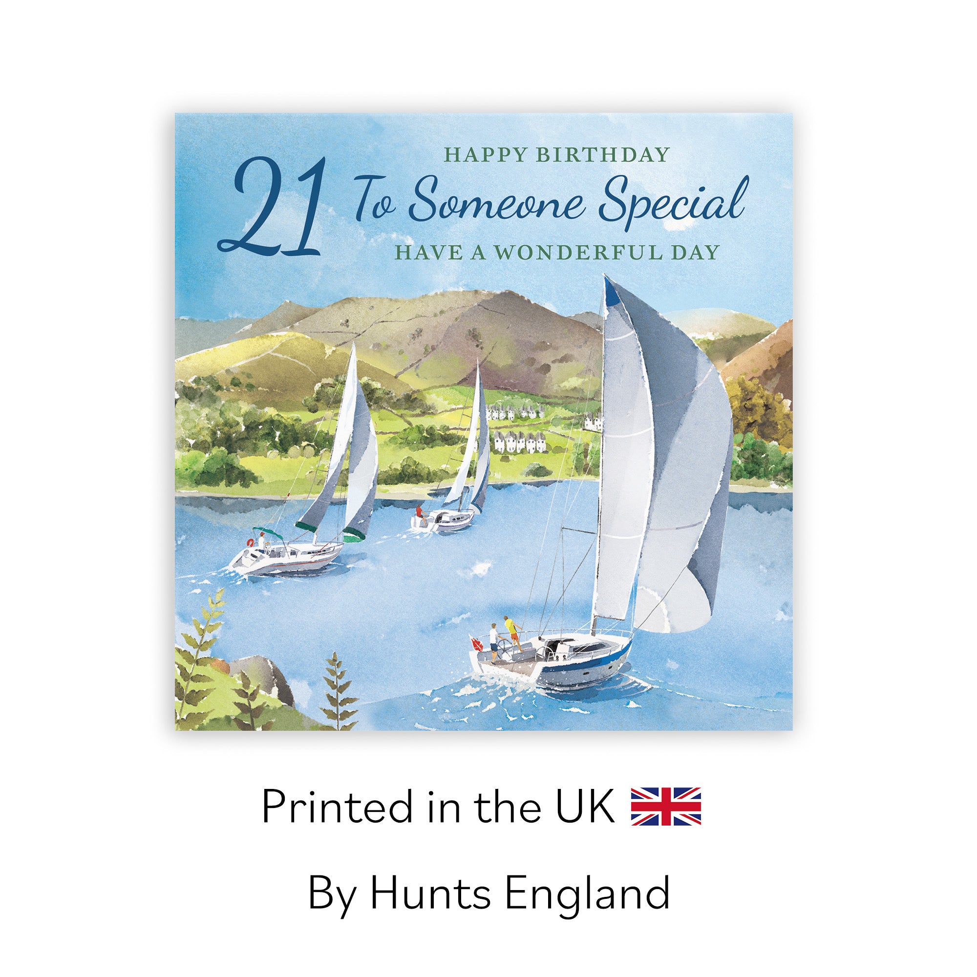 21st Someone Special Birthday Card Sailing Boats Milo's Gallery - Default Title (RT07444)