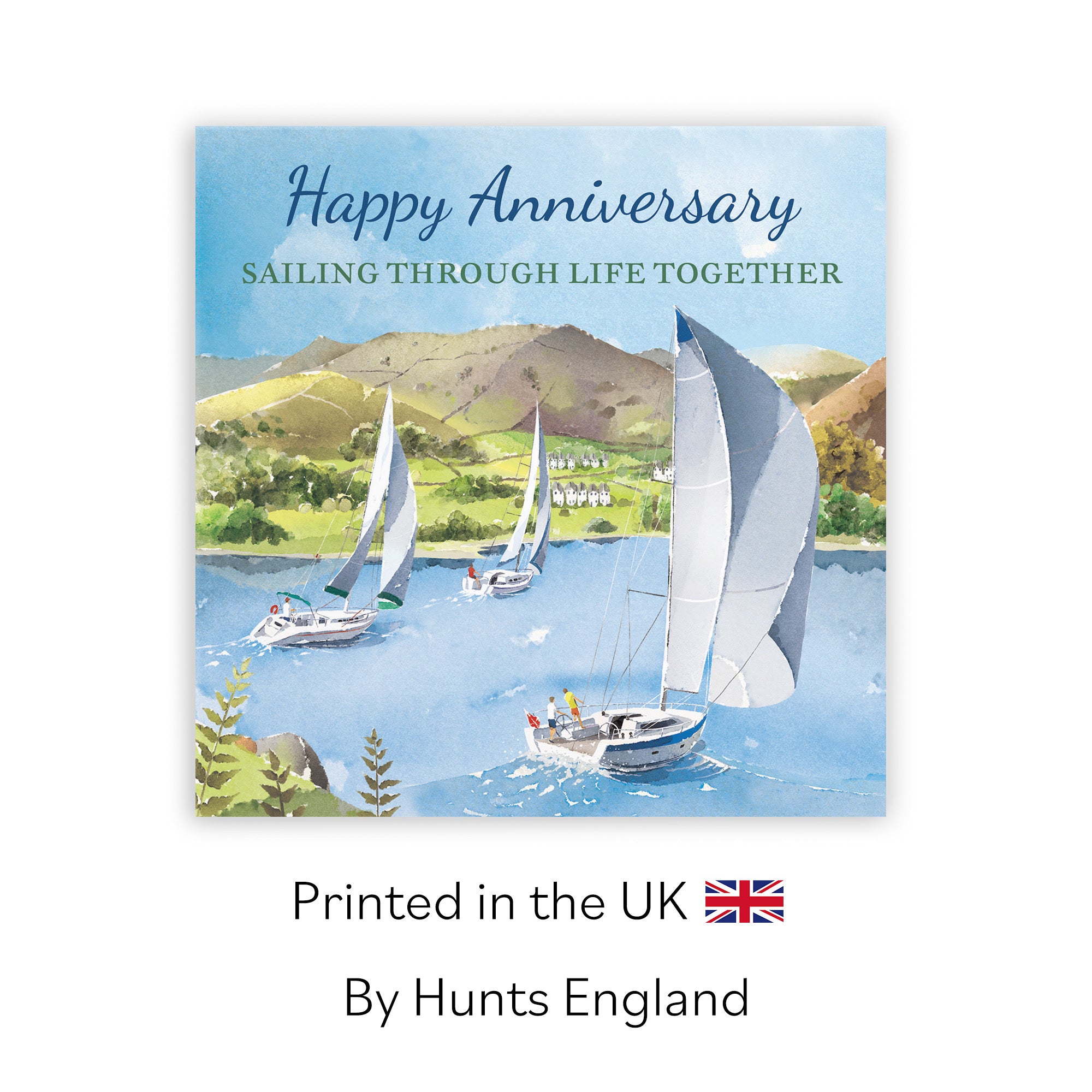 Anniversary Card Sailing Boats Milo's Gallery - Default Title (RT07462)