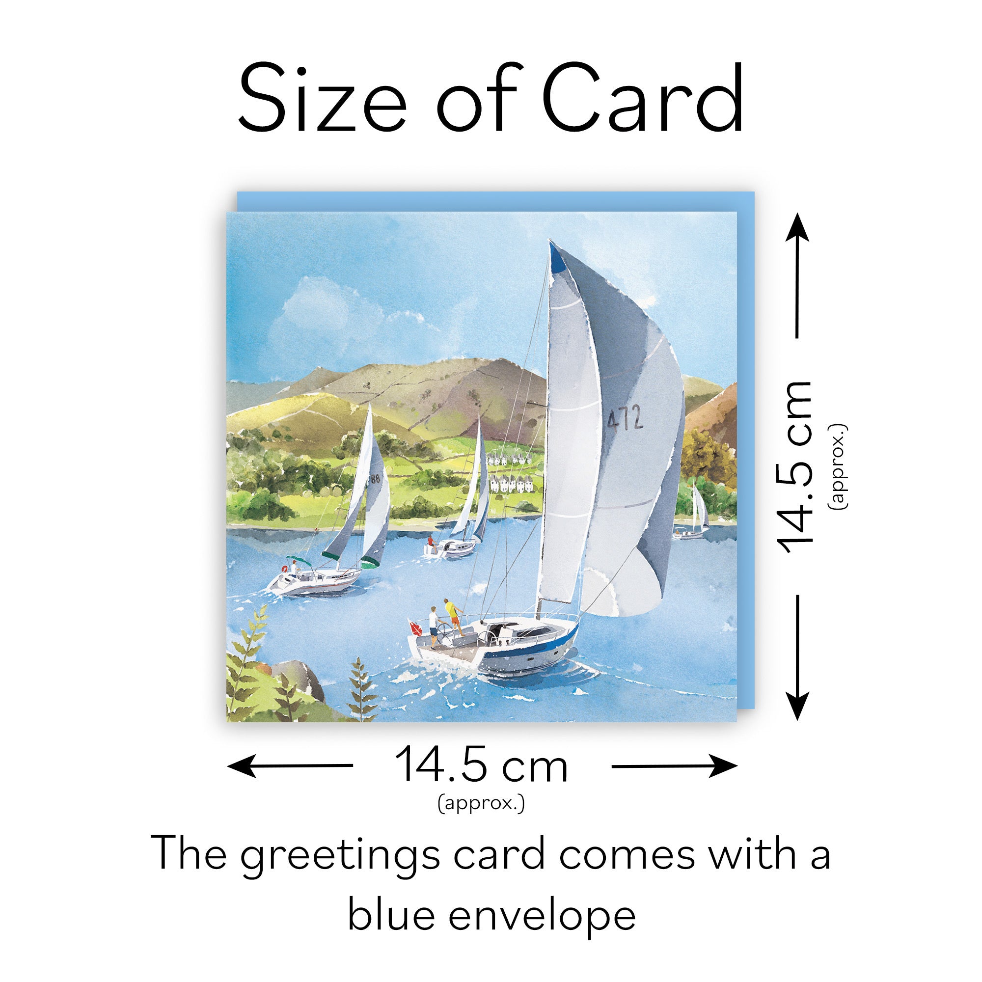 Any Occasion Card Sailing Boats Milo's Gallery - Default Title (RT07471)