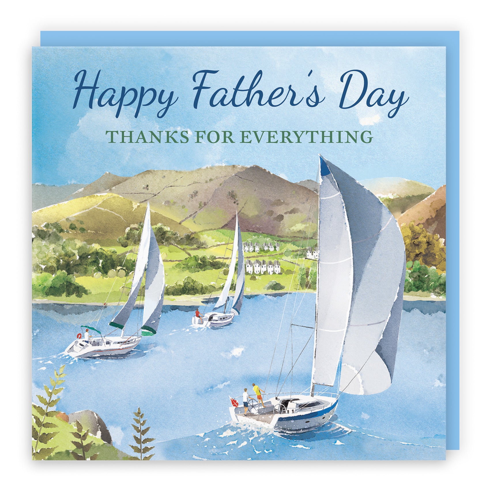Father's Day Card Sailing Boats Milo's Gallery - Default Title (RT07473)