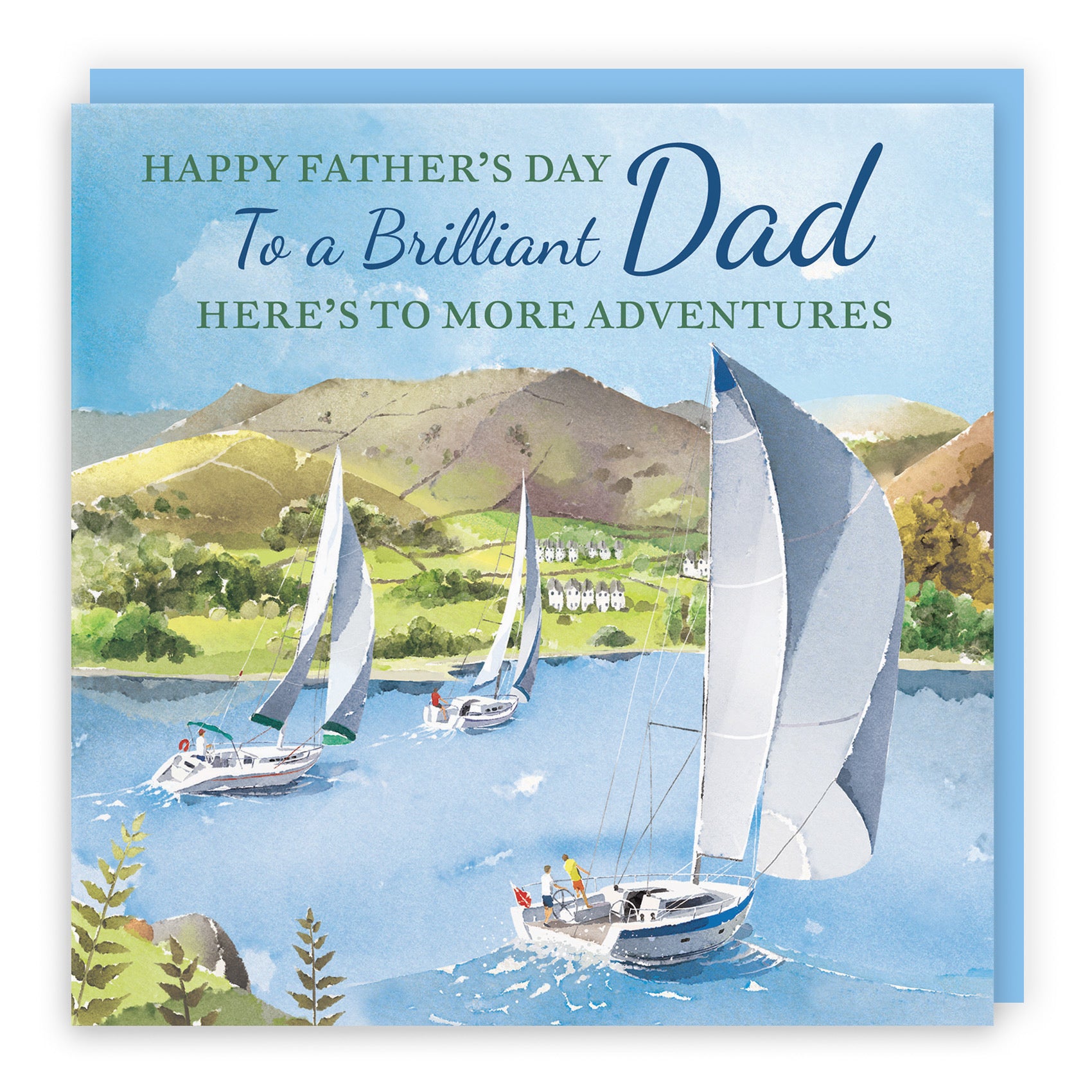 Dad Father's Day Card Sailing Boats Milo's Gallery - Default Title (RT07474)