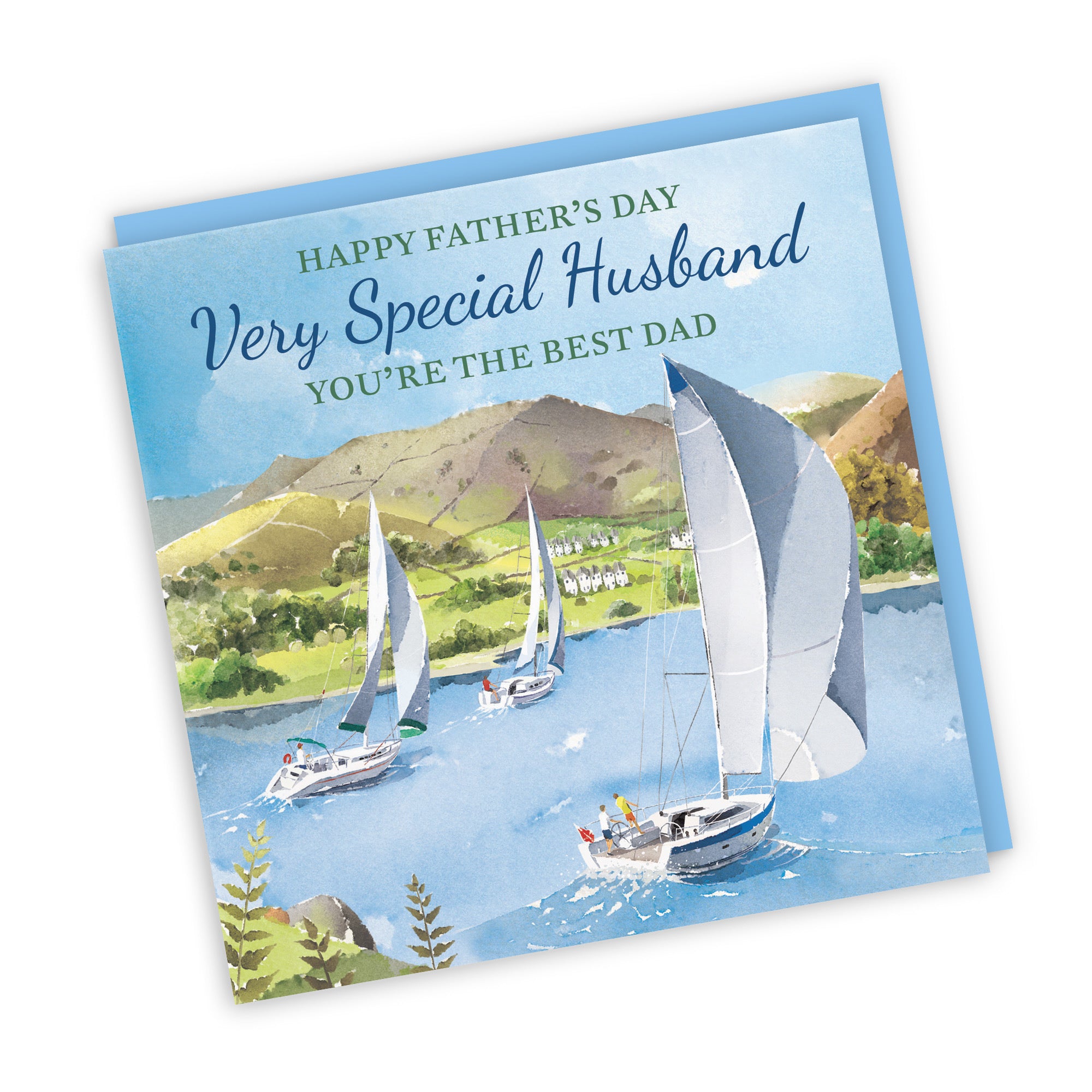 Husband Father's Day Card Sailing Boats Milo's Gallery - Default Title (RT07475)