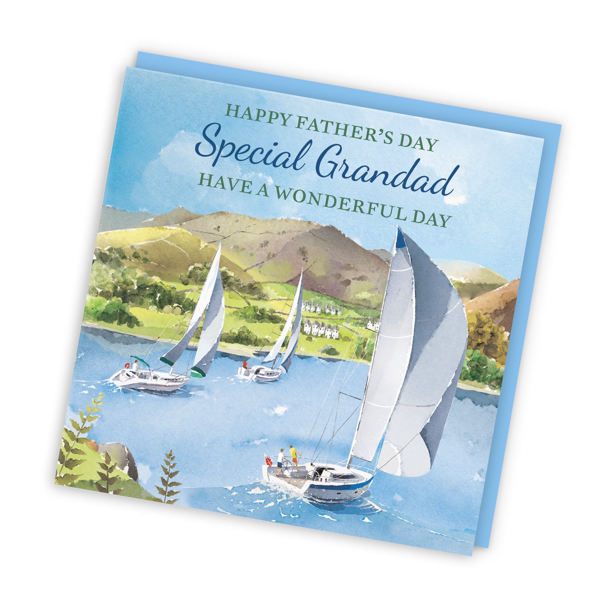 Grandad Father's Day Card Sailing Boats Milo's Gallery - Default Title (RT07477)