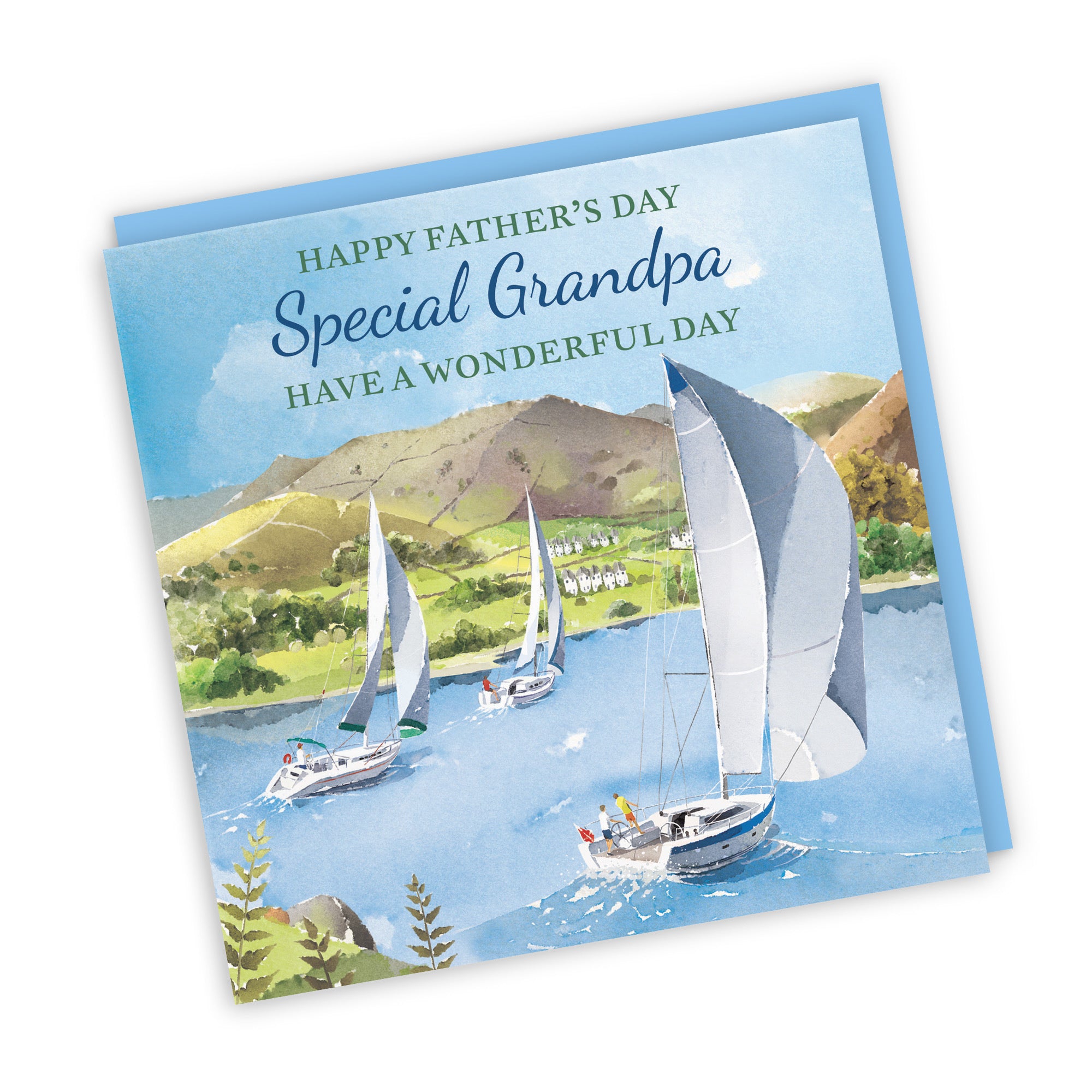Grandpa Father's Day Card Sailing Boats Milo's Gallery - Default Title (RT07478)